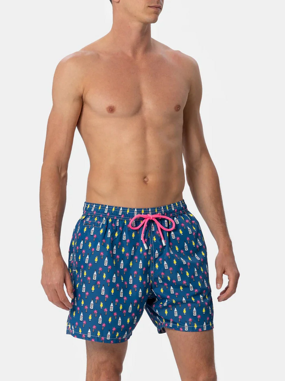 MC2 SAINT BARTH Costume da bagno Uomo  LIGHTING MICRO FANTASY 00113F Blu - Image 3