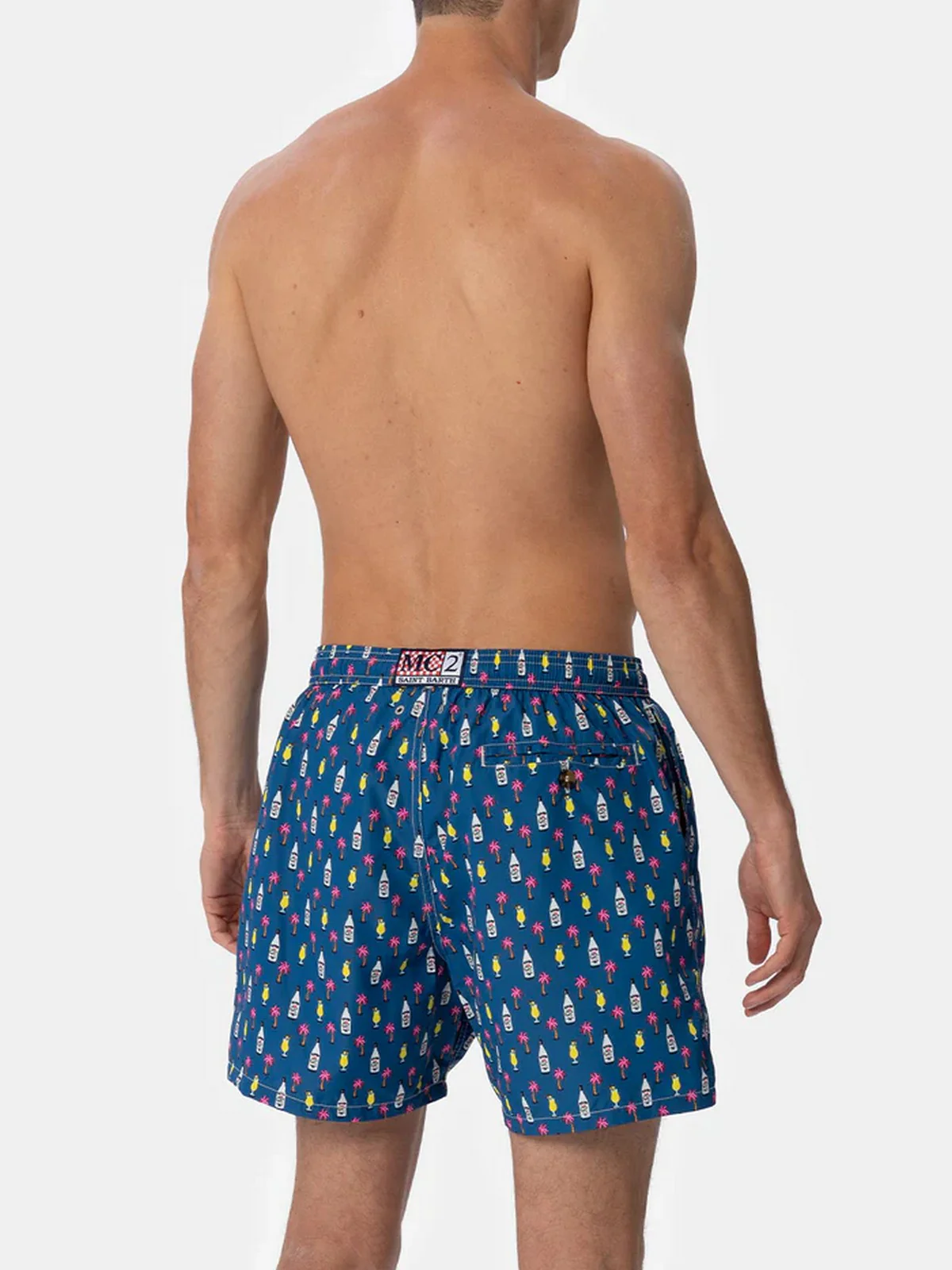 MC2 SAINT BARTH Costume da bagno Uomo  LIGHTING MICRO FANTASY 00113F Blu - Image 4
