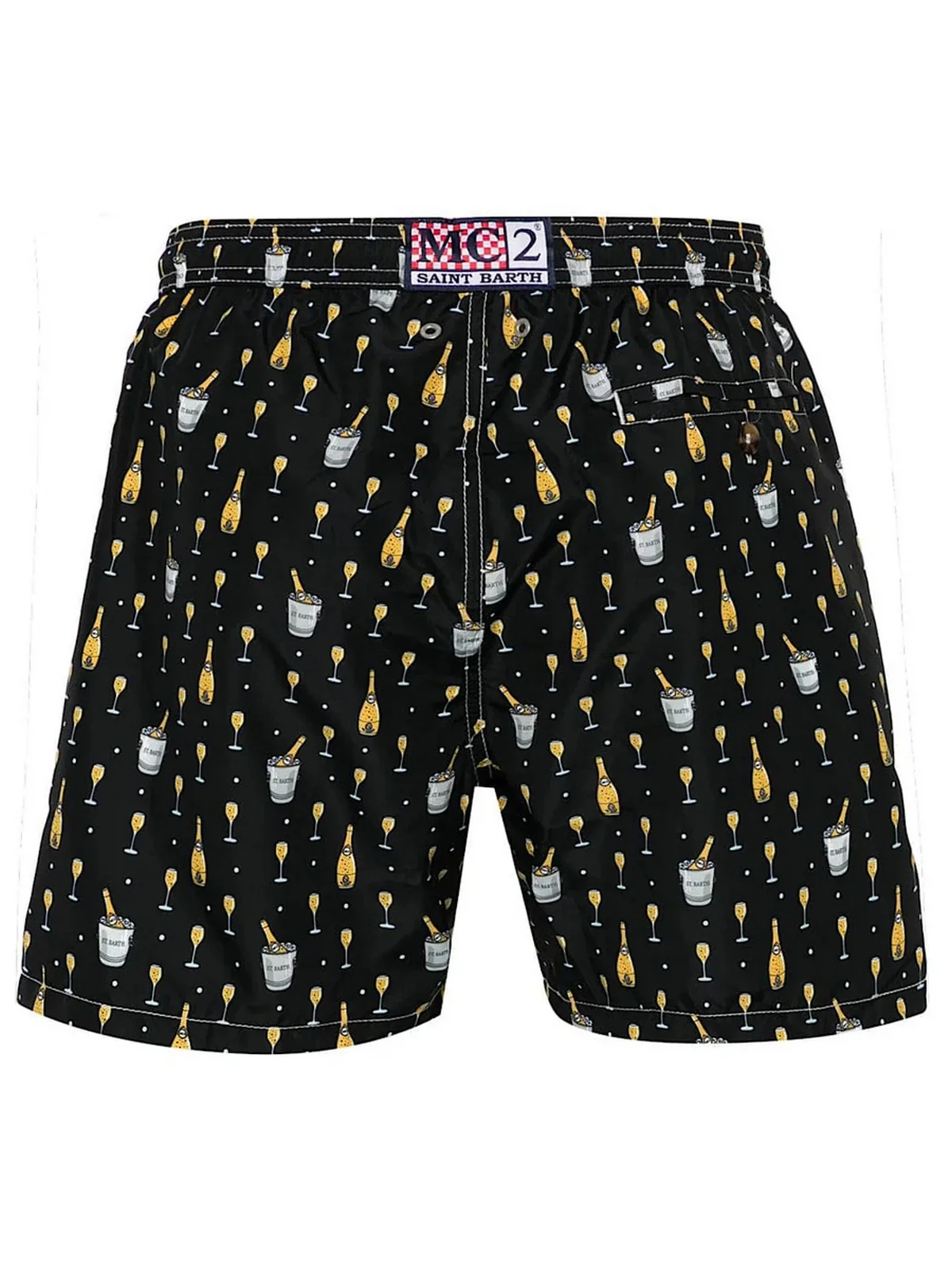 MC2 SAINT BARTH Costume da bagno Uomo  LIGHTING MICRO FANTASY 00116F Nero - Image 2