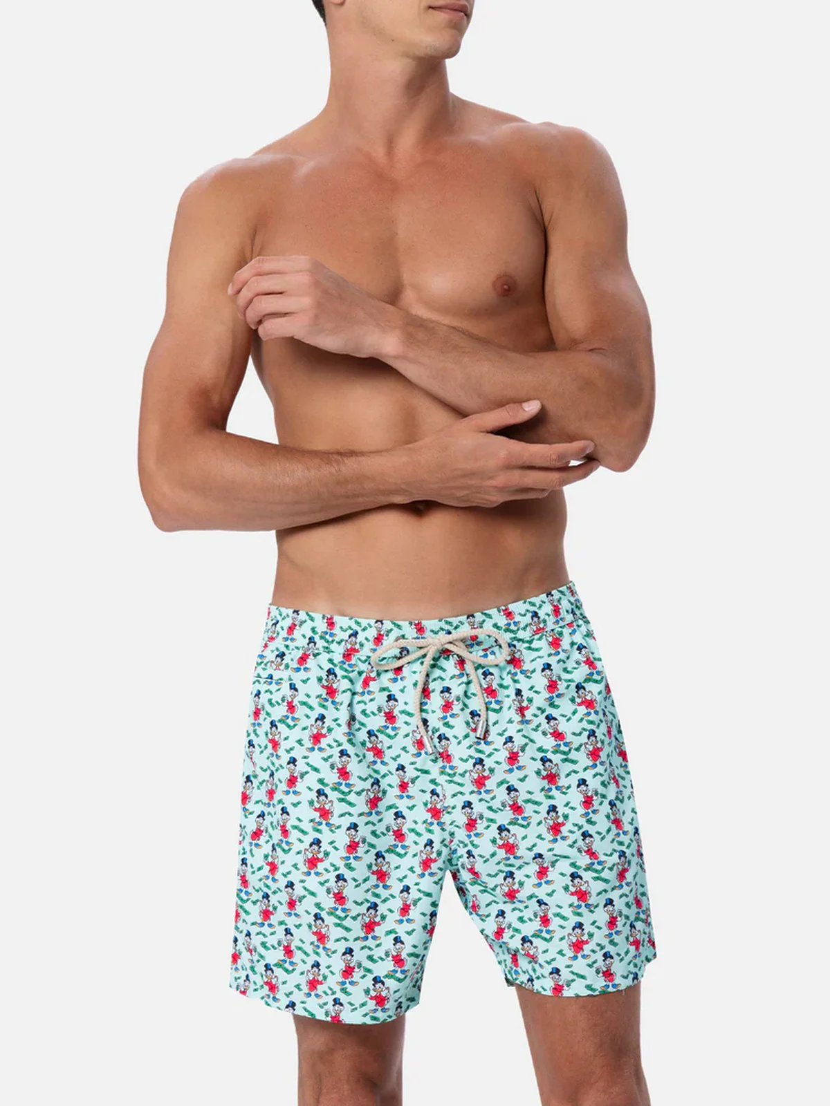 MC2 SAINT BARTH Costume da bagno Uomo LIGHTING MICRO FANTASY 00993F Turchese - Image 3