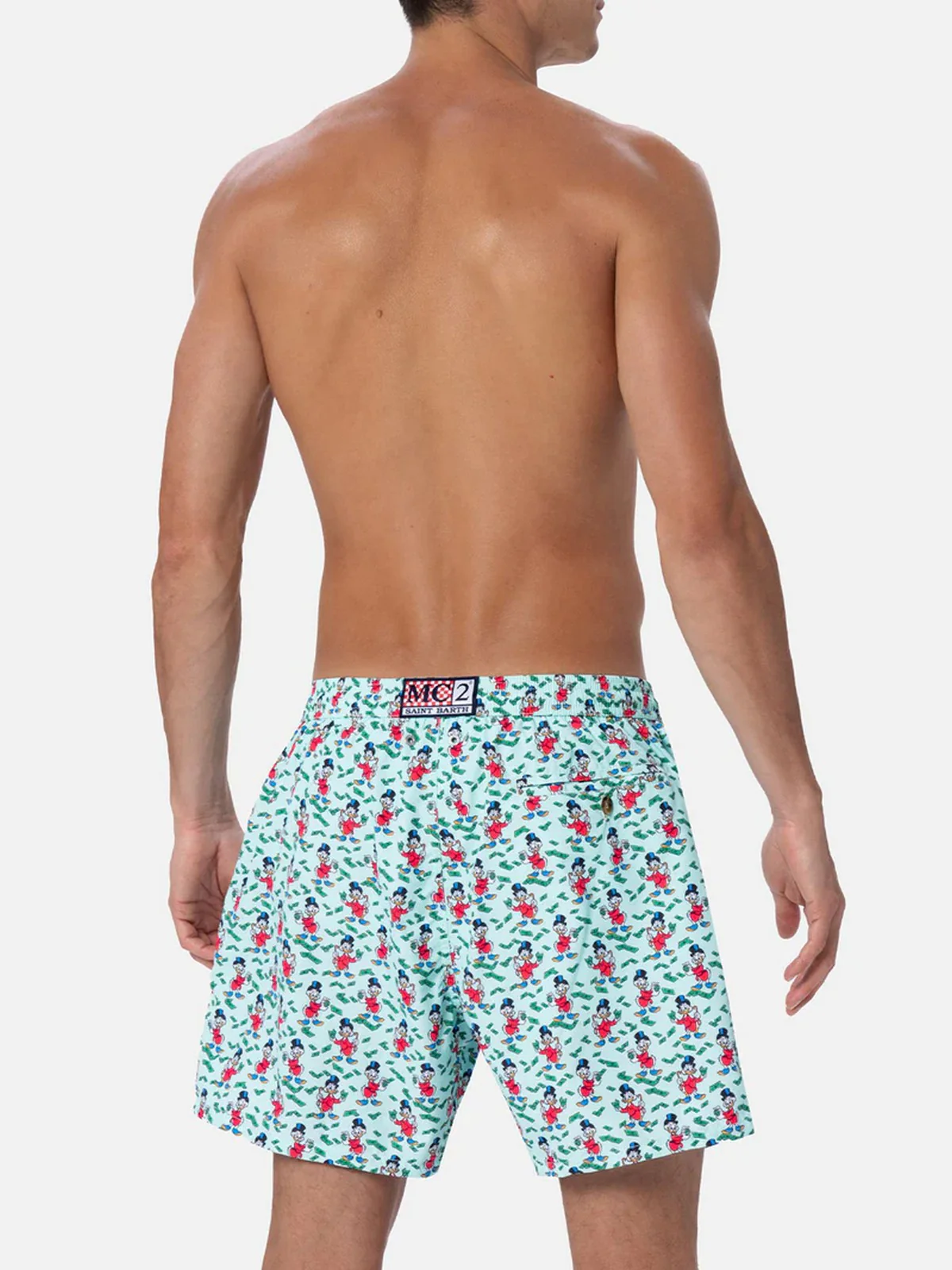 MC2 SAINT BARTH Costume da bagno Uomo LIGHTING MICRO FANTASY 00993F Turchese - Image 5