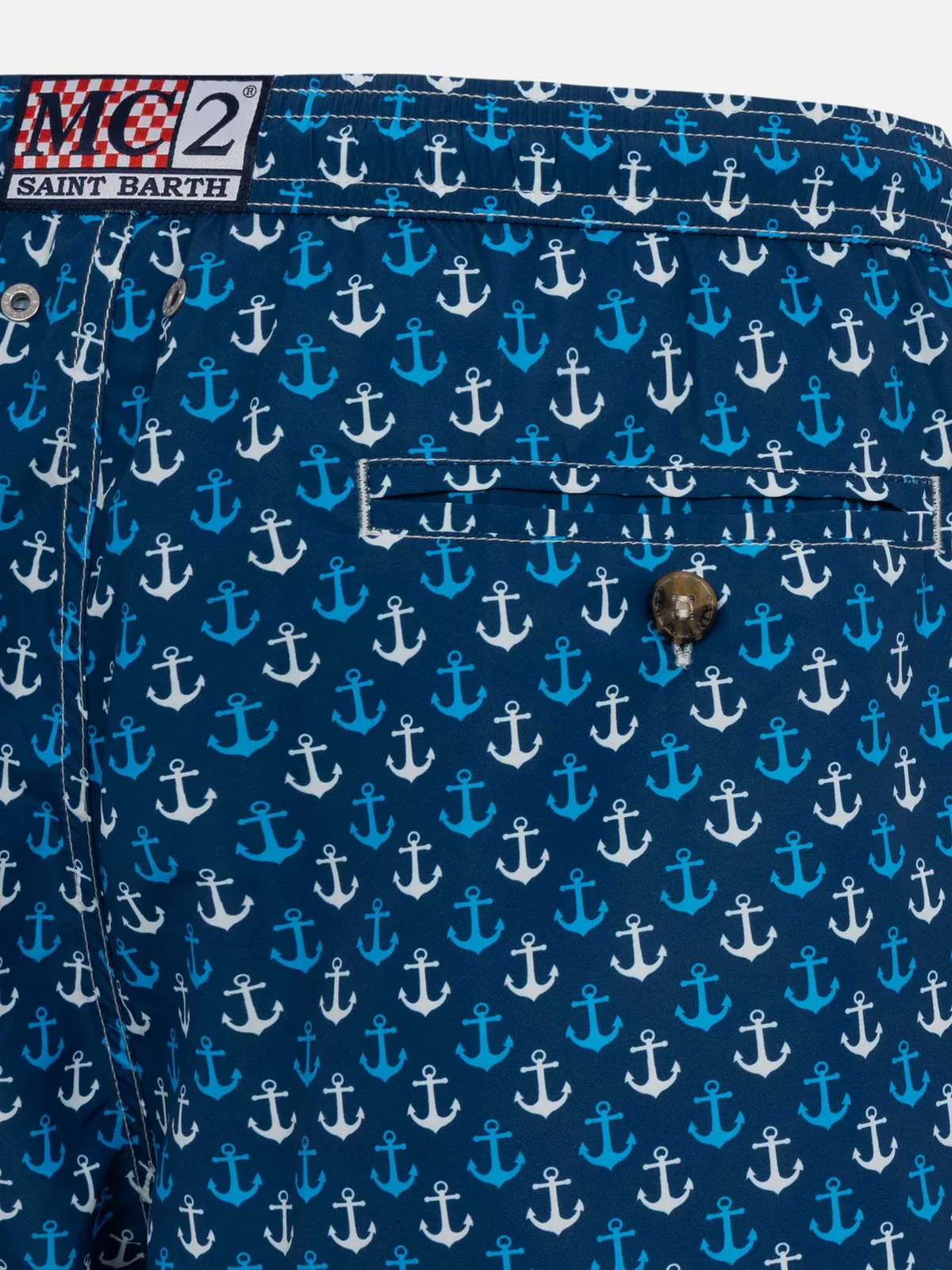 MC2 SAINT BARTH Costume da bagno Uomo  LIGHTING MICRO FANTASY 02058L ANCHOR SEA 61 - Image 4