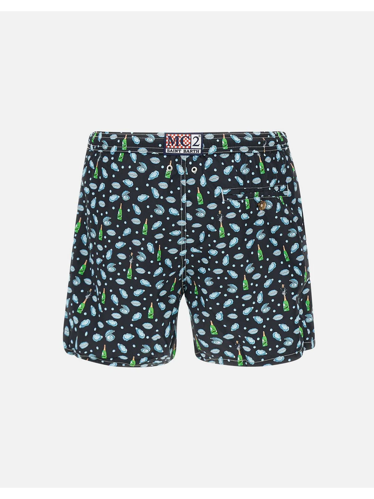 MC2 SAINT BARTH Costume da bagno Uomo  LIGHTING MICRO FANTASY 04351F Nero - Image 2