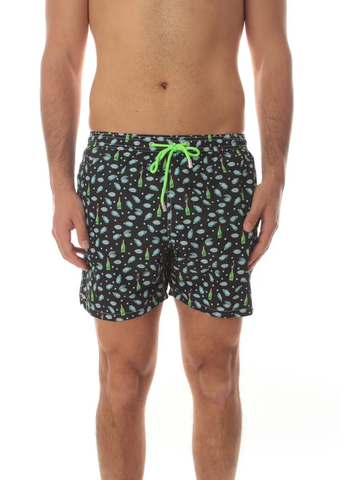 MC2 SAINT BARTH Costume da bagno Uomo  LIGHTING MICRO FANTASY 04351F Nero - Image 5