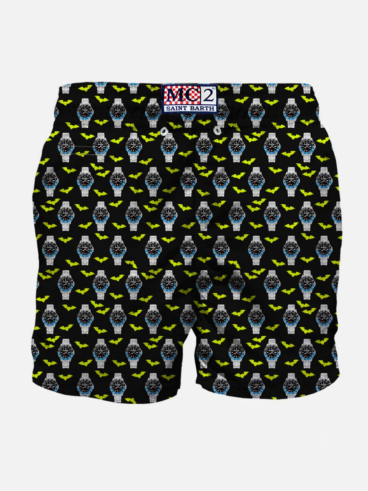 MC2 SAINT BARTH Costume da bagno Uomo  LIGHTING MICRO FANTASY 04357F Nero - Image 2
