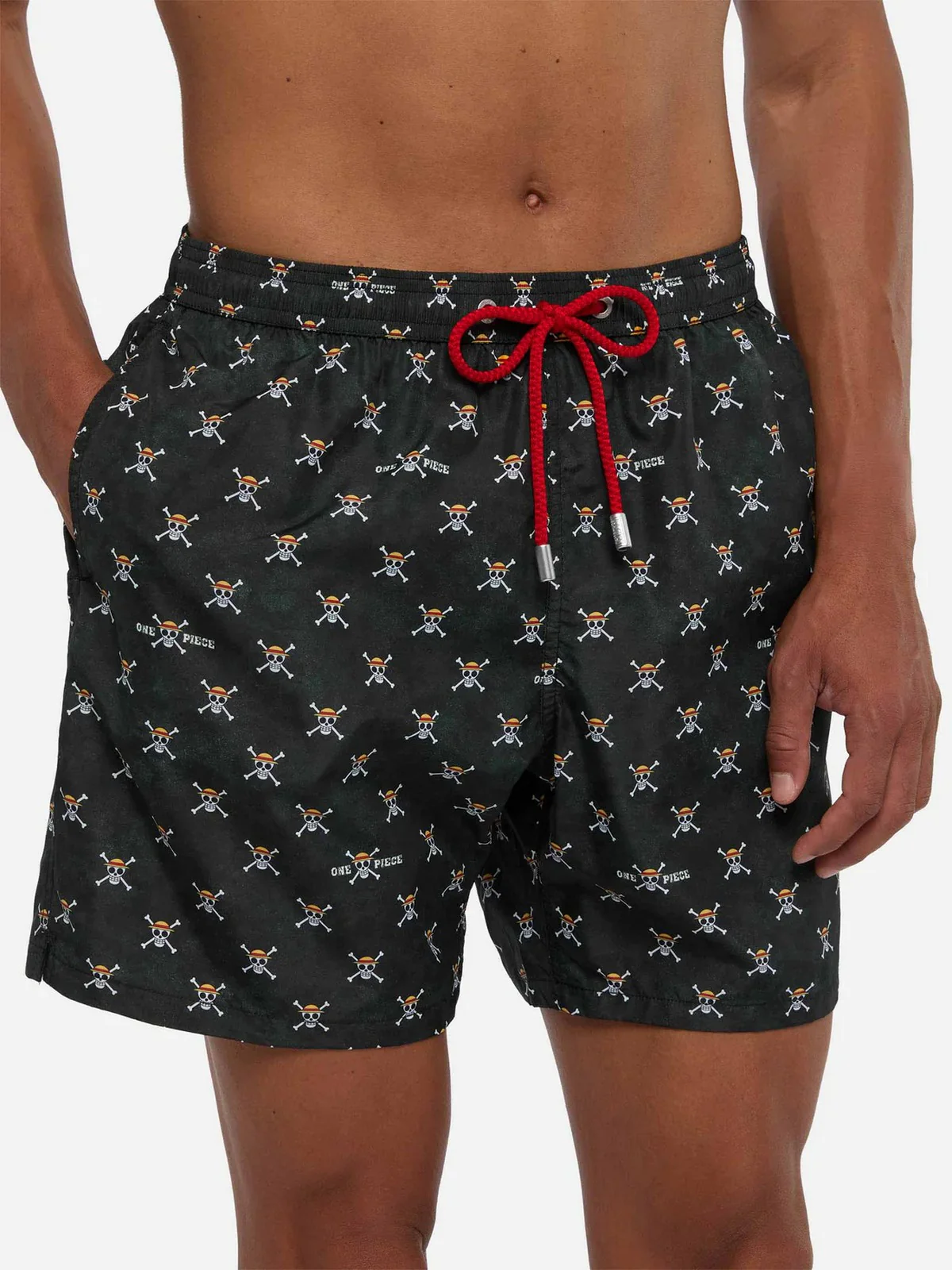 MC2 SAINT BARTH Costume da bagno Uomo  LIGHTING MICRO FANTASY 04494H ONE PIECE SKULL 00 - Image 4