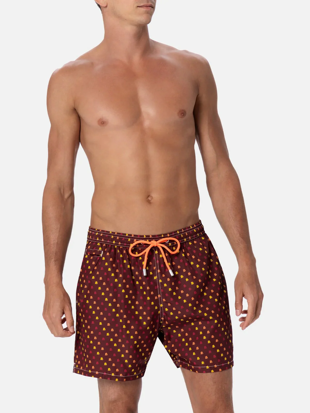 MC2 SAINT BARTH Costume da bagno Uomo  LIGHTING MICRO FANTASY 04836H Rosso - Image 3
