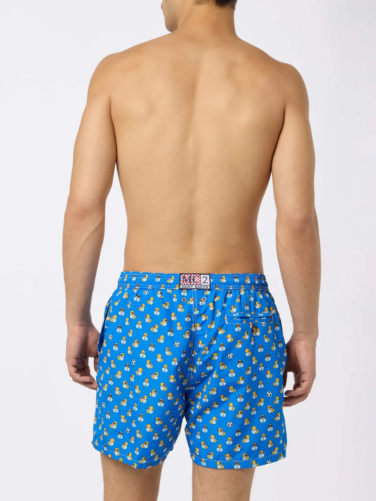 MC2 SAINT BARTH Costume da bagno Uomo  LIGHTING MICRO FANTASY 04839H Blu - Image 4