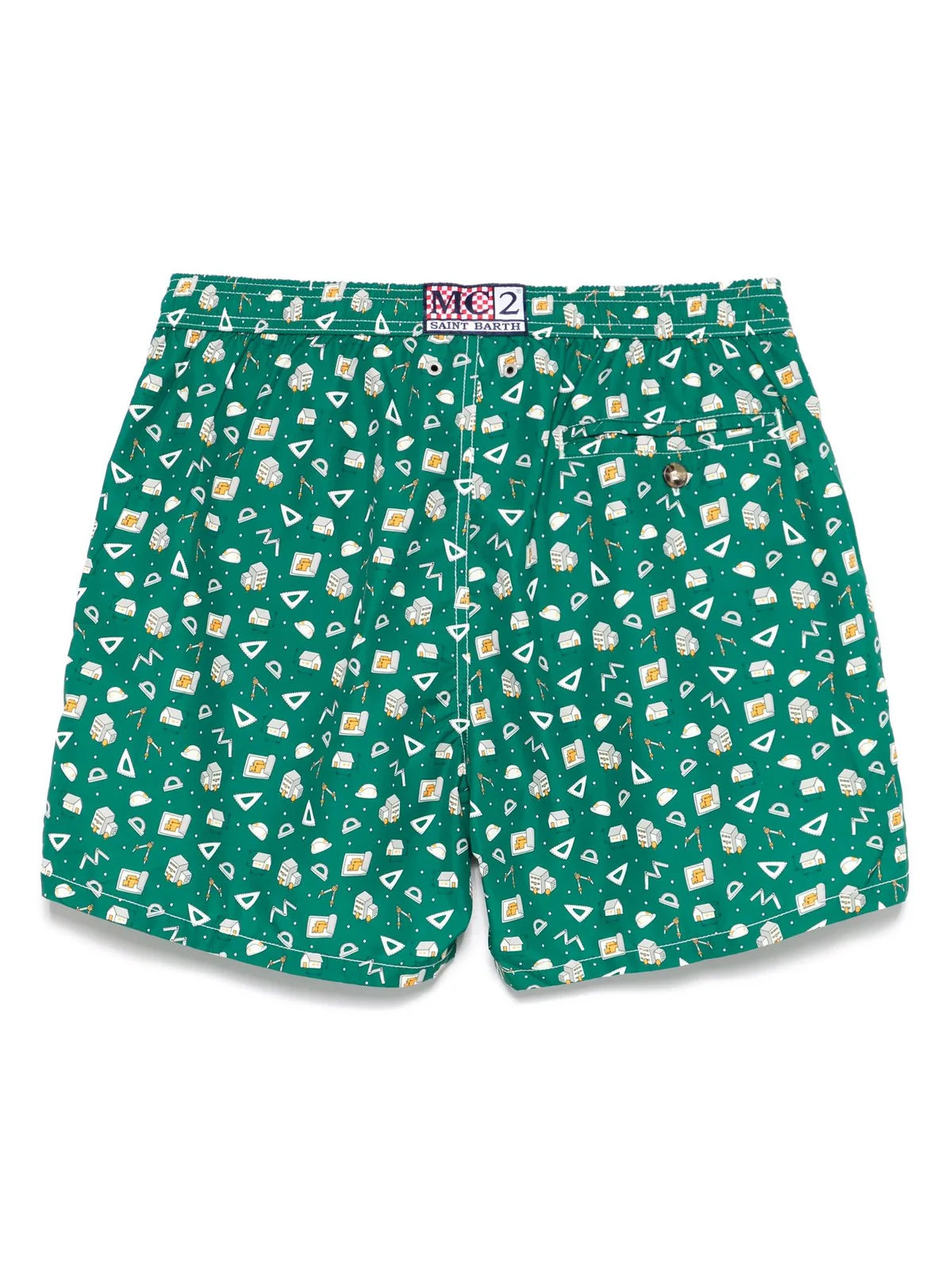MC2 SAINT BARTH Costume da bagno Uomo LIGHTING MICRO FANTASY 05518H Verde - Image 2
