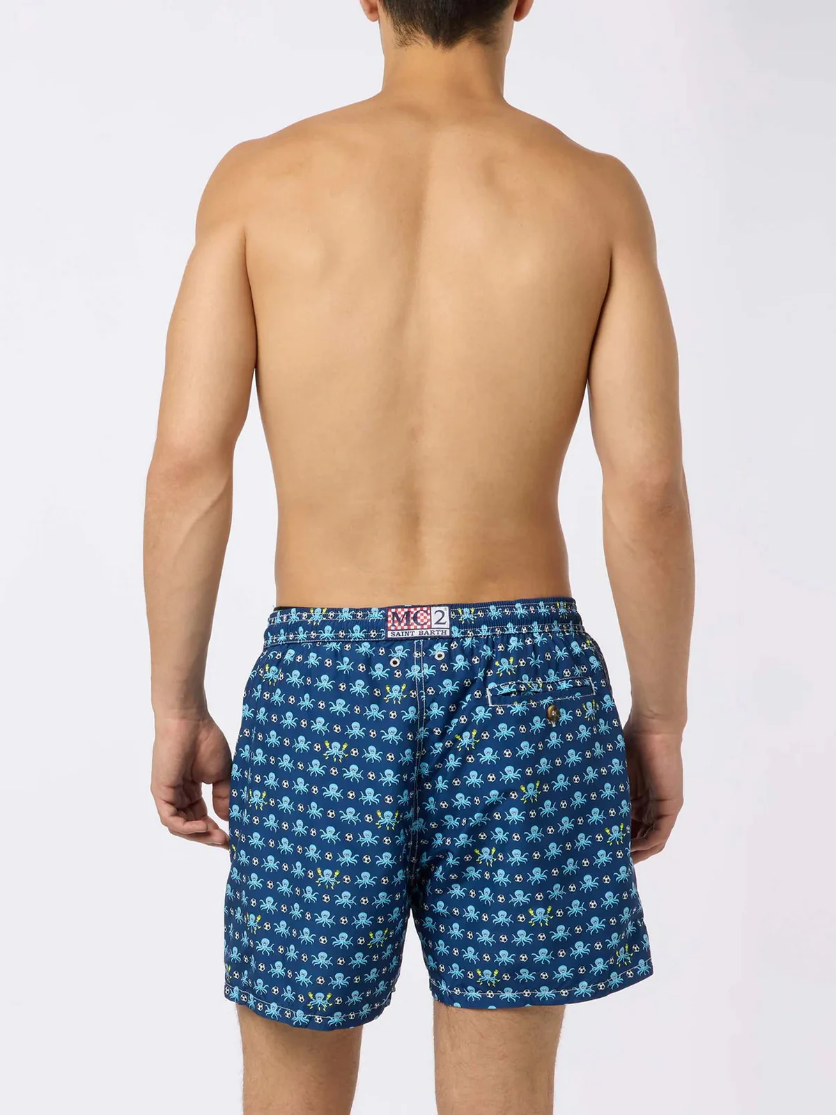 MC2 SAINT BARTH Costume da bagno Uomo  LIGHTING MICRO FANTASY 05554H Blu - Image 3