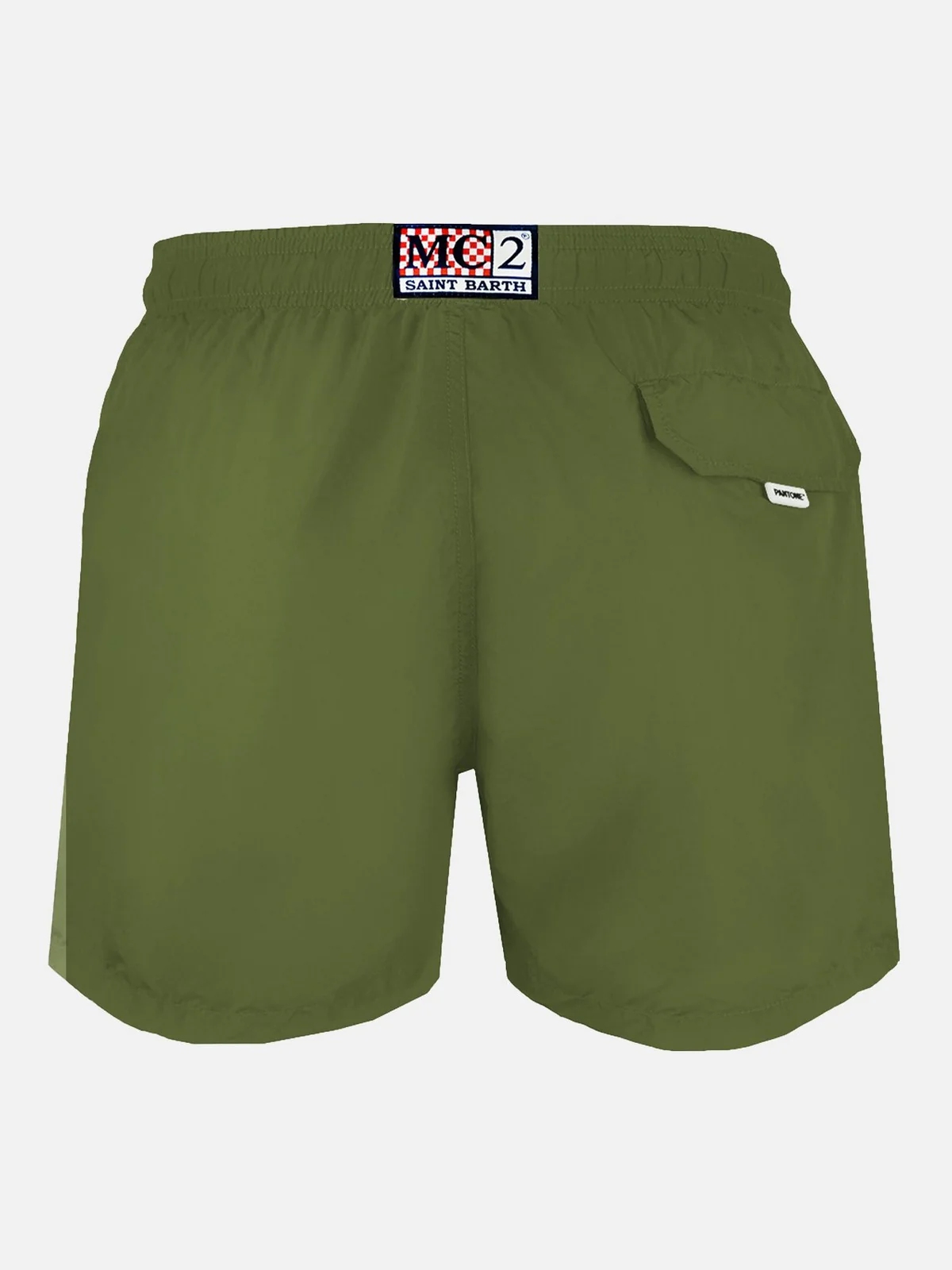 MC2 SAINT BARTH Costume da bagno Uomo  LIGHTING PANTONE 00270F Verde - Image 2