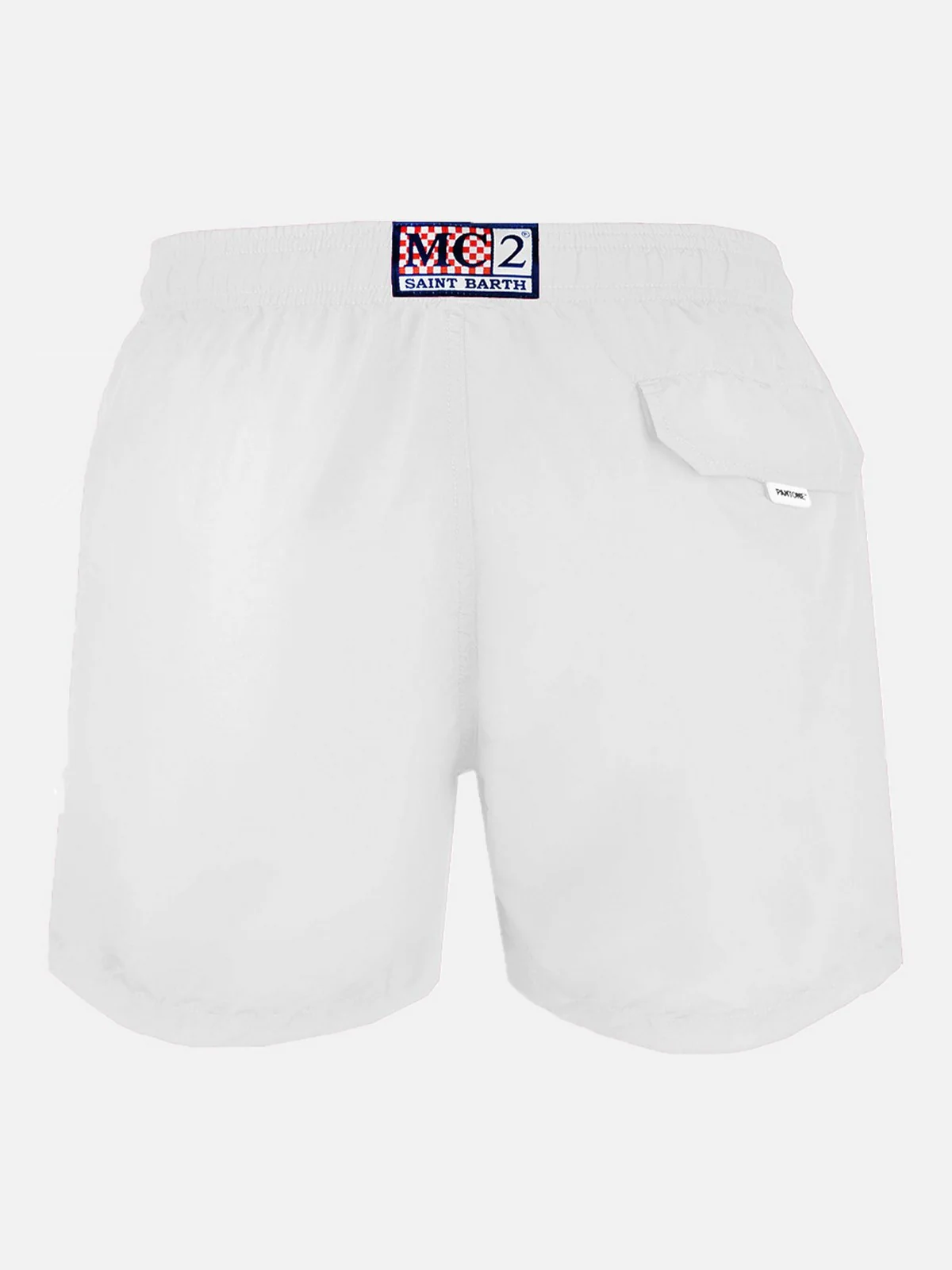 MC2 SAINT BARTH Costume da bagno Uomo  LIGHTING PANTONE 01149F Bianco - Image 2