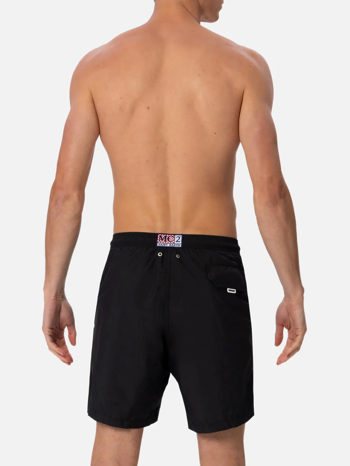 MC2 SAINT BARTH Costume da bagno Uomo  LIGHTING PANTONE 01609H 00 BLACK PNT - Image 3