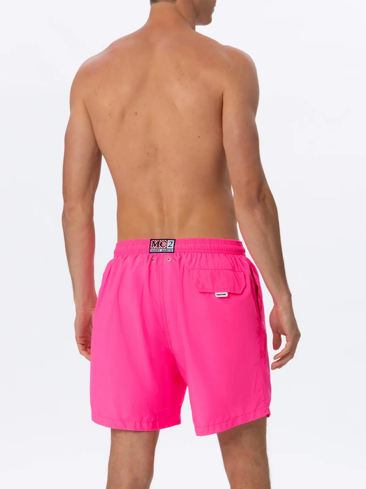 MC2 SAINT BARTH Costume da bagno Uomo  LIGHTING PANTONE 01616H 25 FLUO PINK PNT - Image 3