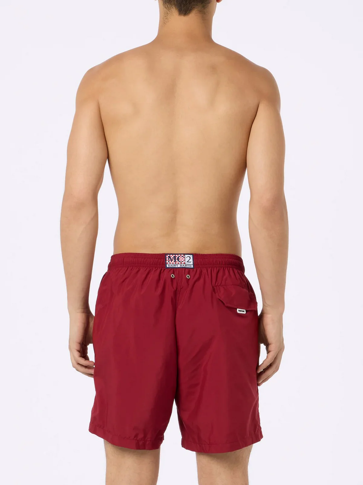 MC2 SAINT BARTH Costume da bagno Uomo  LIGHTING PANTONE 01622H 45 BORDEAUX PNT - Image 3