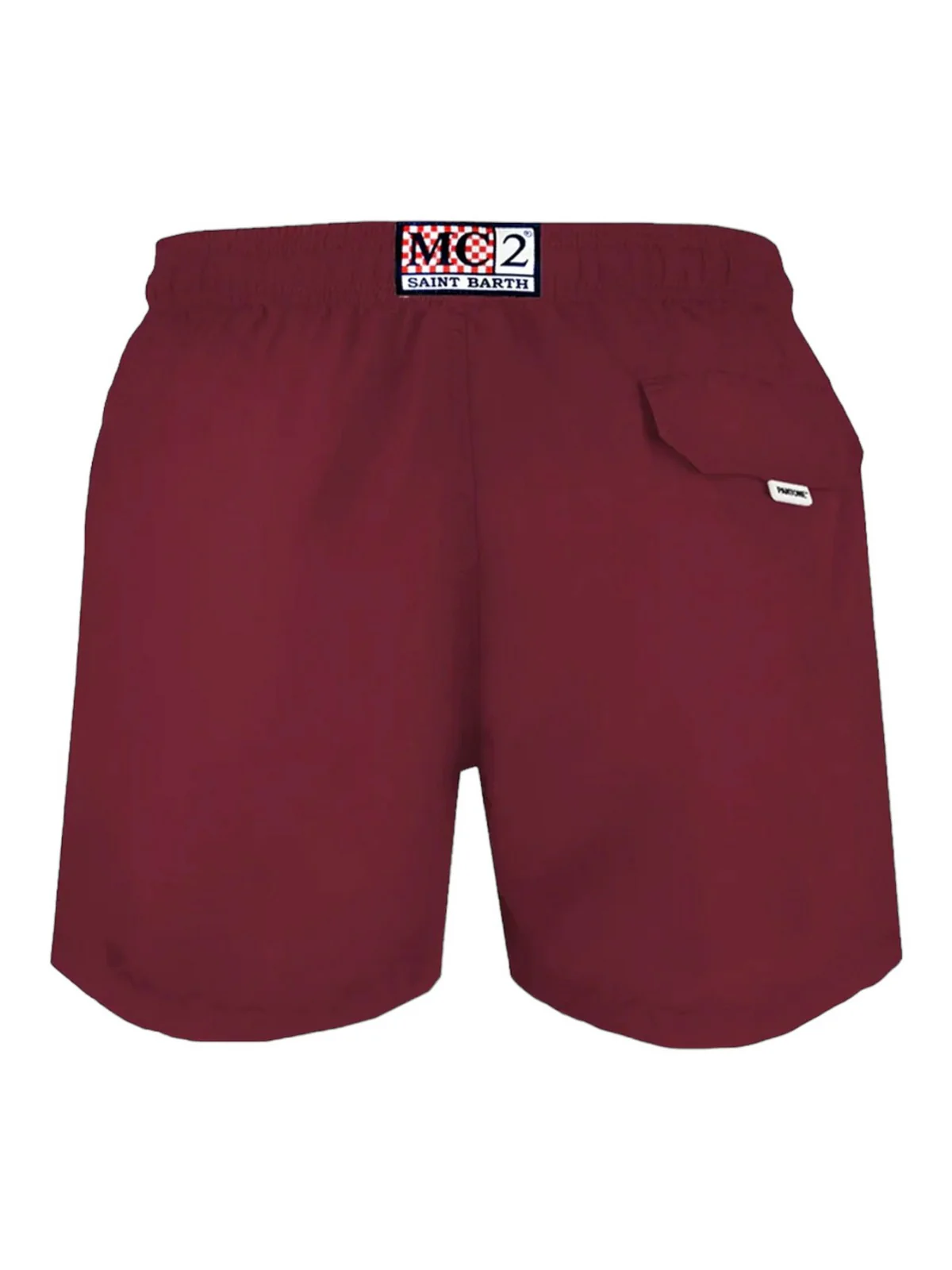 MC2 SAINT BARTH Costume da bagno Uomo  LIGHTING PANTONE 03730F Rosso - Image 2