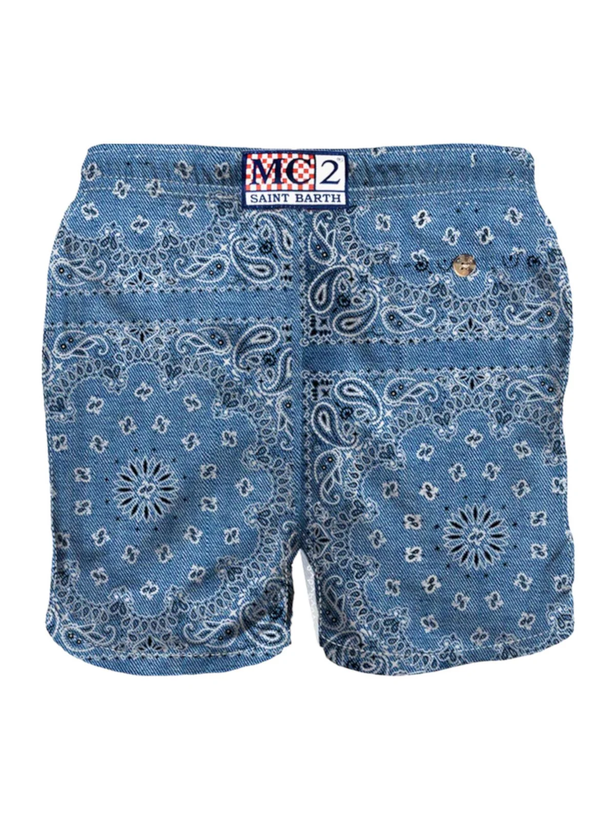 MC2 SAINT BARTH Costume da bagno Uomo Pantaloncino CAPRESE 00161D Blu - Image 2