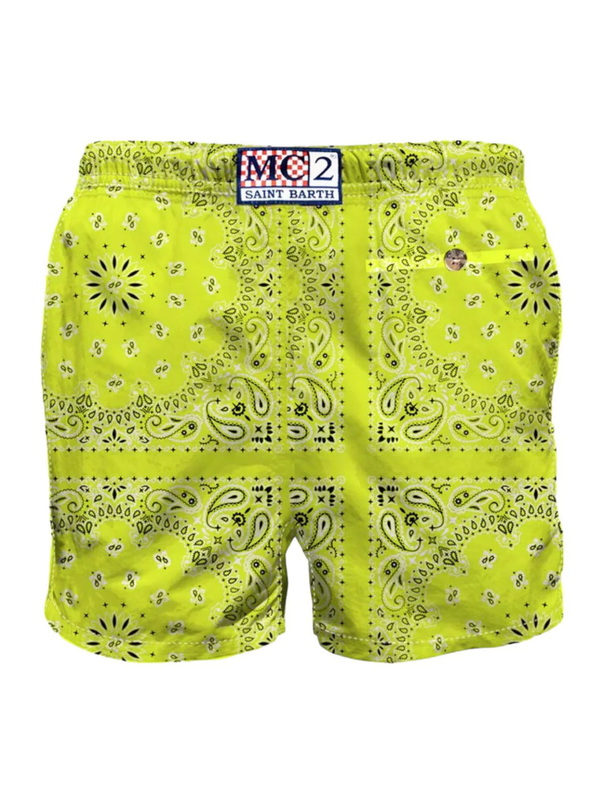 MC2 SAINT BARTH Costume da bagno Uomo Pantaloncino CAPRESE 00359D Giallo - Image 2