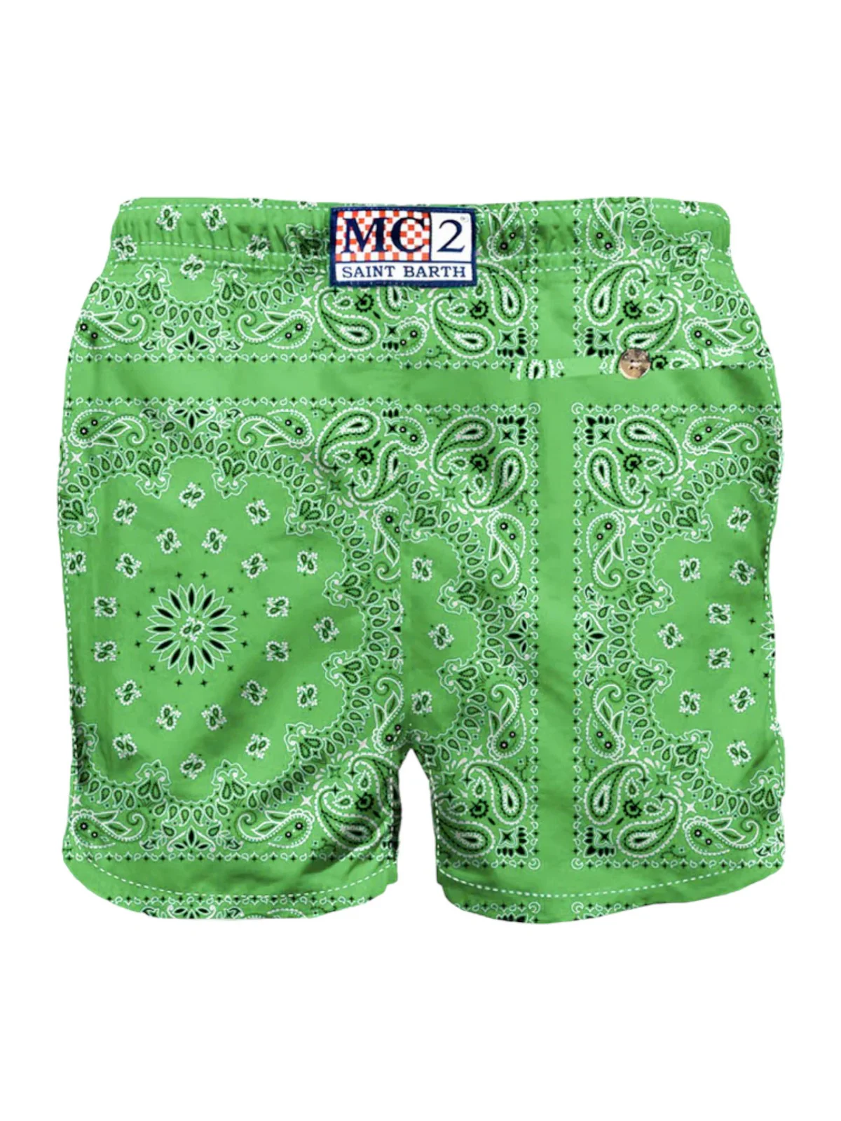 MC2 SAINT BARTH Costume da bagno Uomo Pantaloncino CAPRESE 04720D Verde - Image 2
