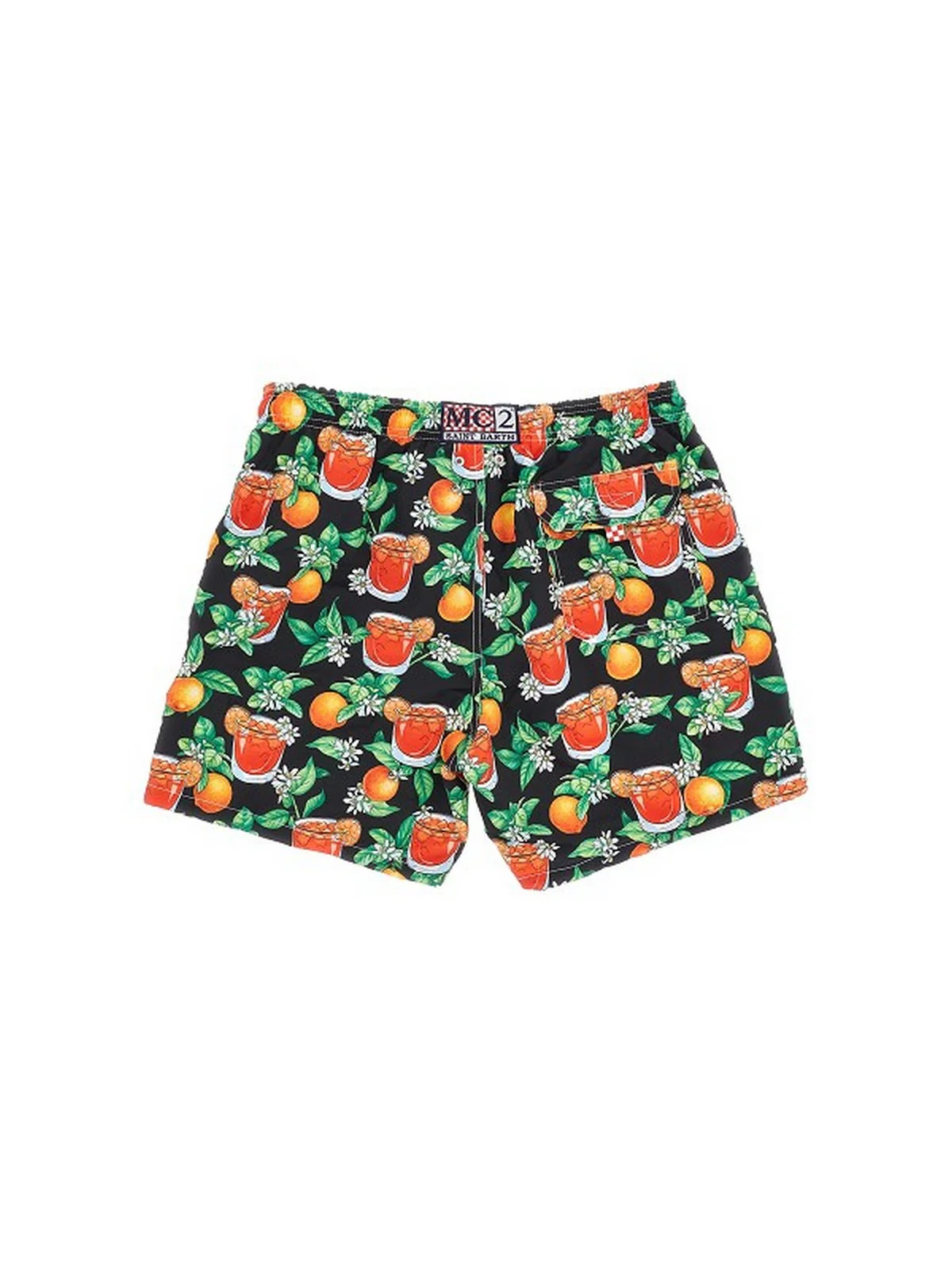 MC2 SAINT BARTH Costume da bagno Uomo Pantaloncino GUSTAVIA 00612D Nero - Image 3
