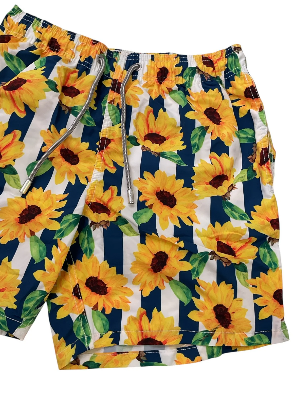 MC2 SAINT BARTH Costume da bagno Uomo Pantaloncino GUSTAVIA SFST06 SUNFLOWER STRIP - Image 2