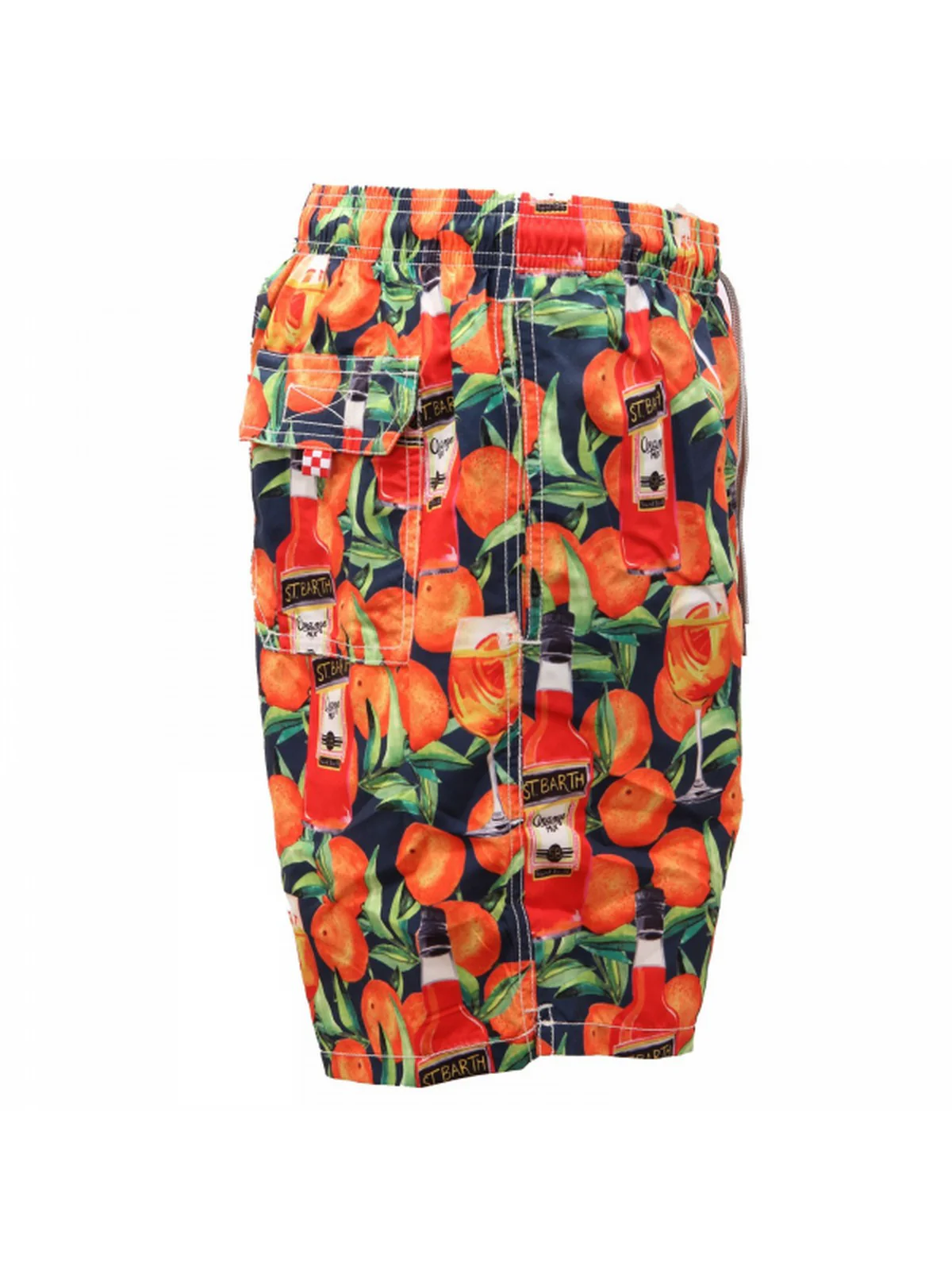 MC2 SAINT BARTH Costume da bagno Uomo Pantaloncino GUSTAVIA SPZT61 SPRITZ TIME - Image 3