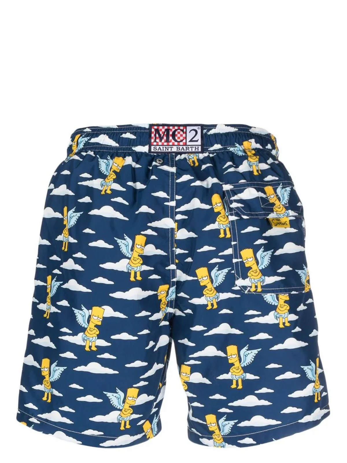 MC2 SAINT BARTH Costume da bagno Uomo Pantaloncino LIGHTING 05979D Blu - Image 2