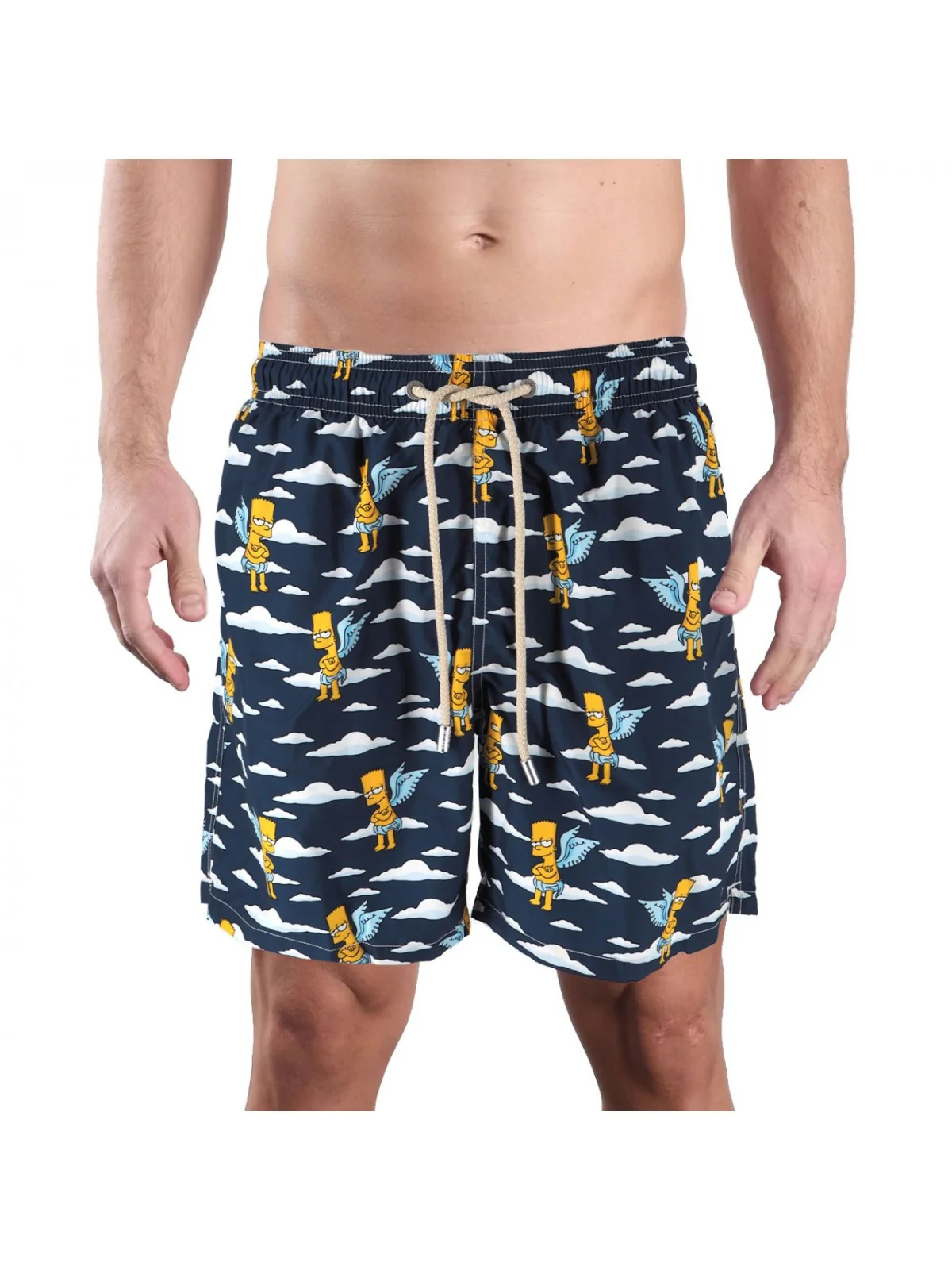 MC2 SAINT BARTH Costume da bagno Uomo Pantaloncino LIGHTING 05979D Blu - Image 3