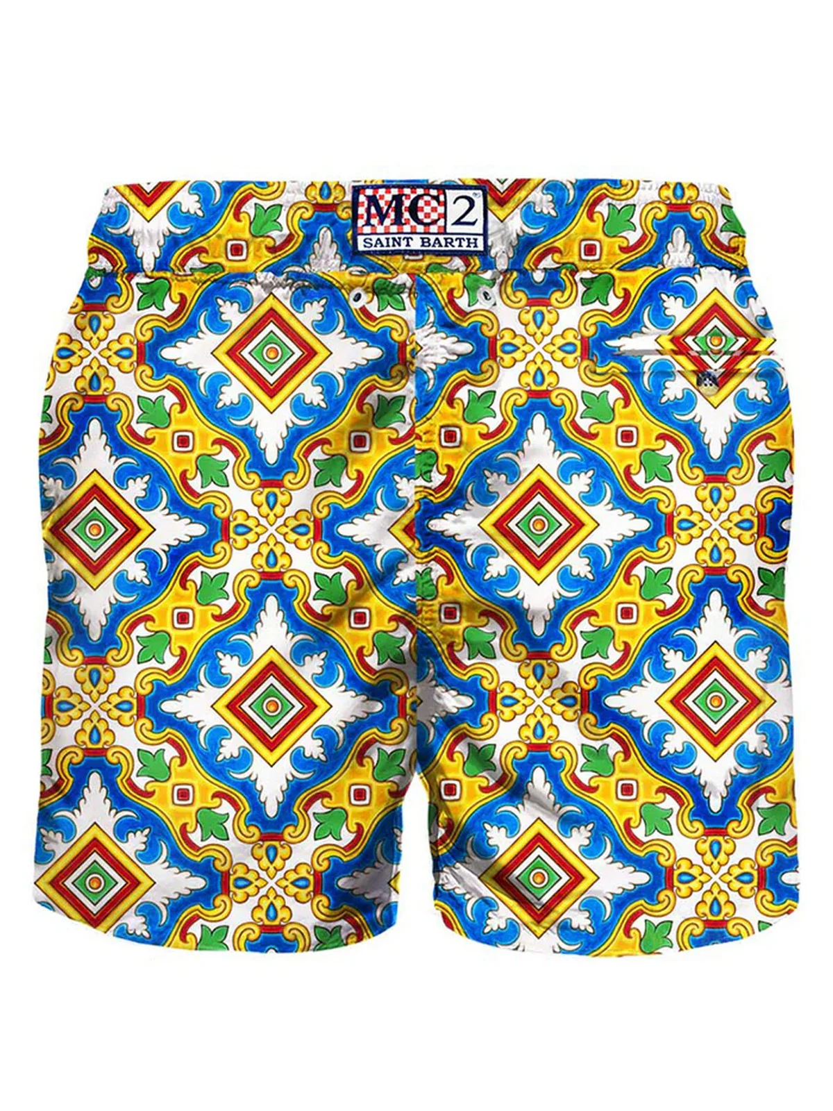 MC2 SAINT BARTH Costume da bagno Uomo Pantaloncino LIGHTING 70 06741D Blu - Image 2