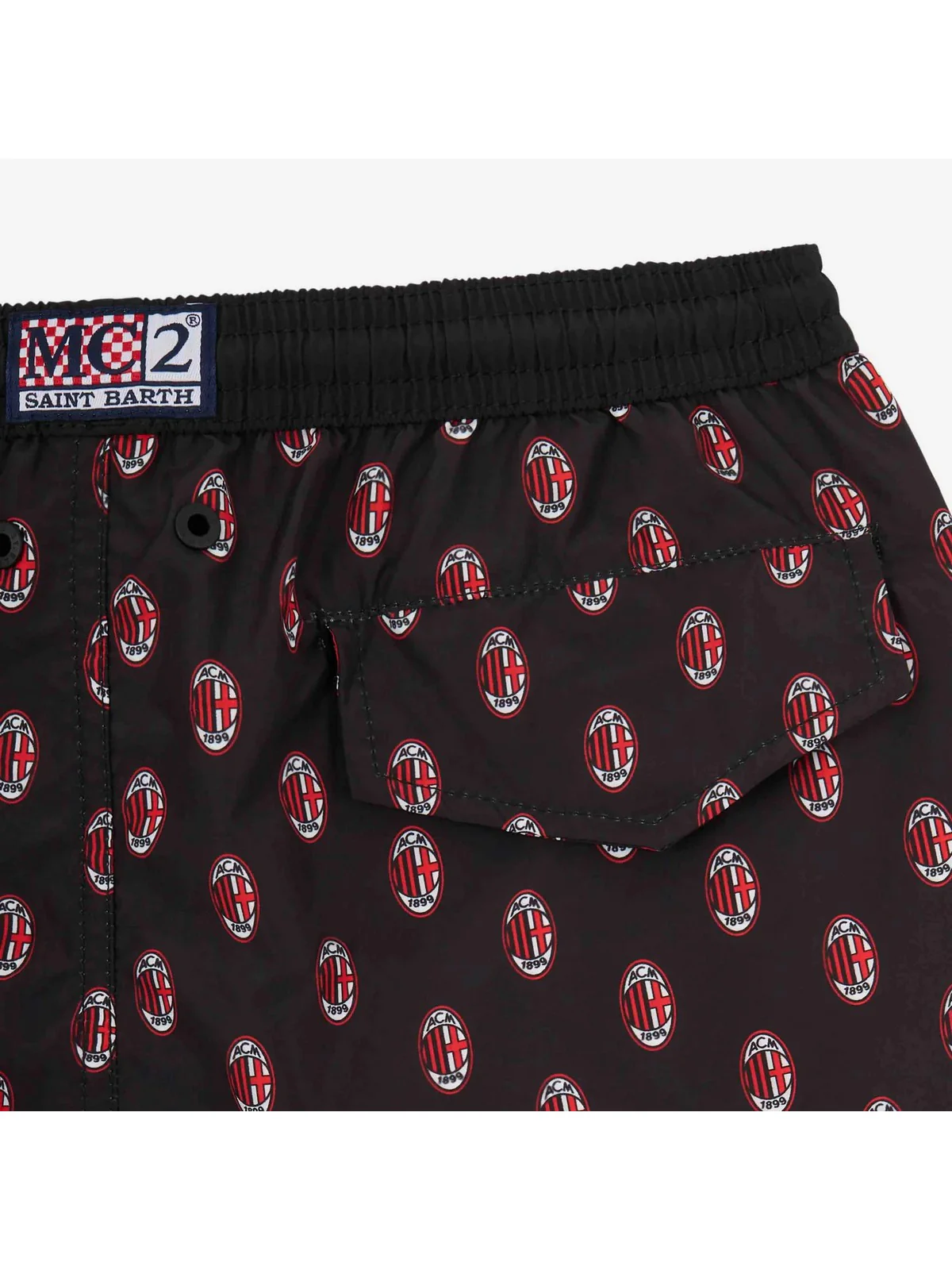 MC2 SAINT BARTH Costume da bagno Uomo Pantaloncino LIGHTING MICRO 06216D Nero - Image 5