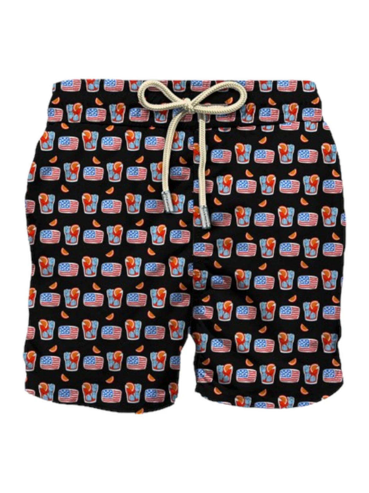 MC2 SAINT BARTH Costume da bagno Uomo Pantaloncino LIGHTING MICRO 06235D Nero