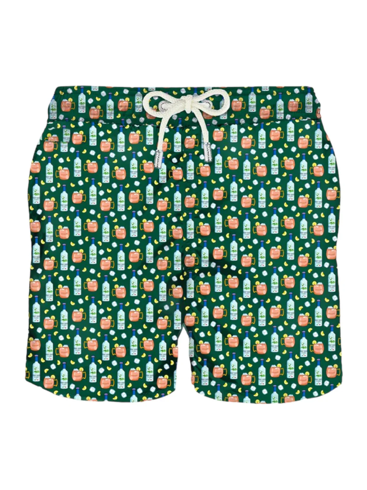 MC2 SAINT BARTH Costume da bagno Uomo Pantaloncino LIGHTING MICRO 06294D Verde