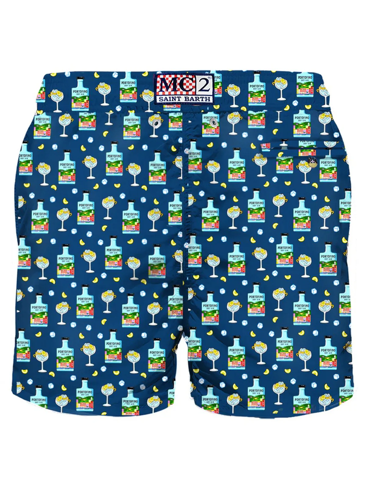 MC2 SAINT BARTH Costume da bagno Uomo Pantaloncino LIGHTING MICRO 07133D Blu - Image 2