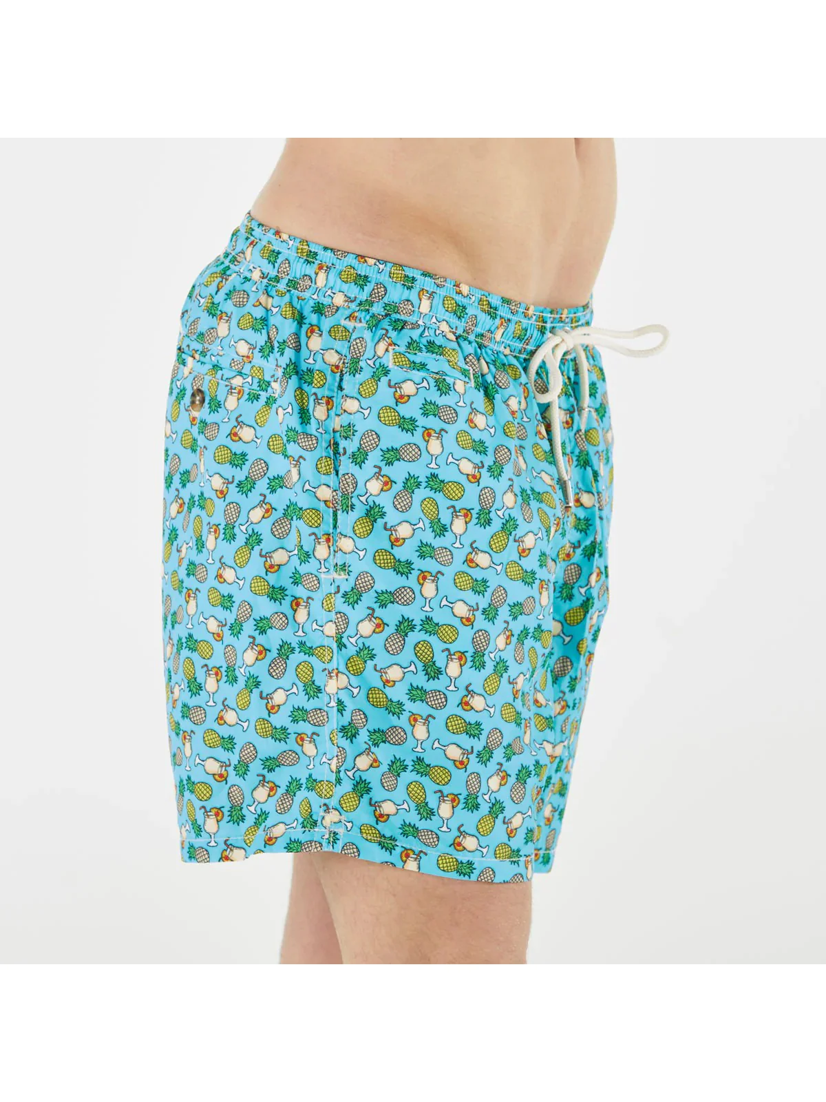 MC2 SAINT BARTH Costume da bagno Uomo Pantaloncino LIGHTING MICRO COAD31 Blu - Image 2