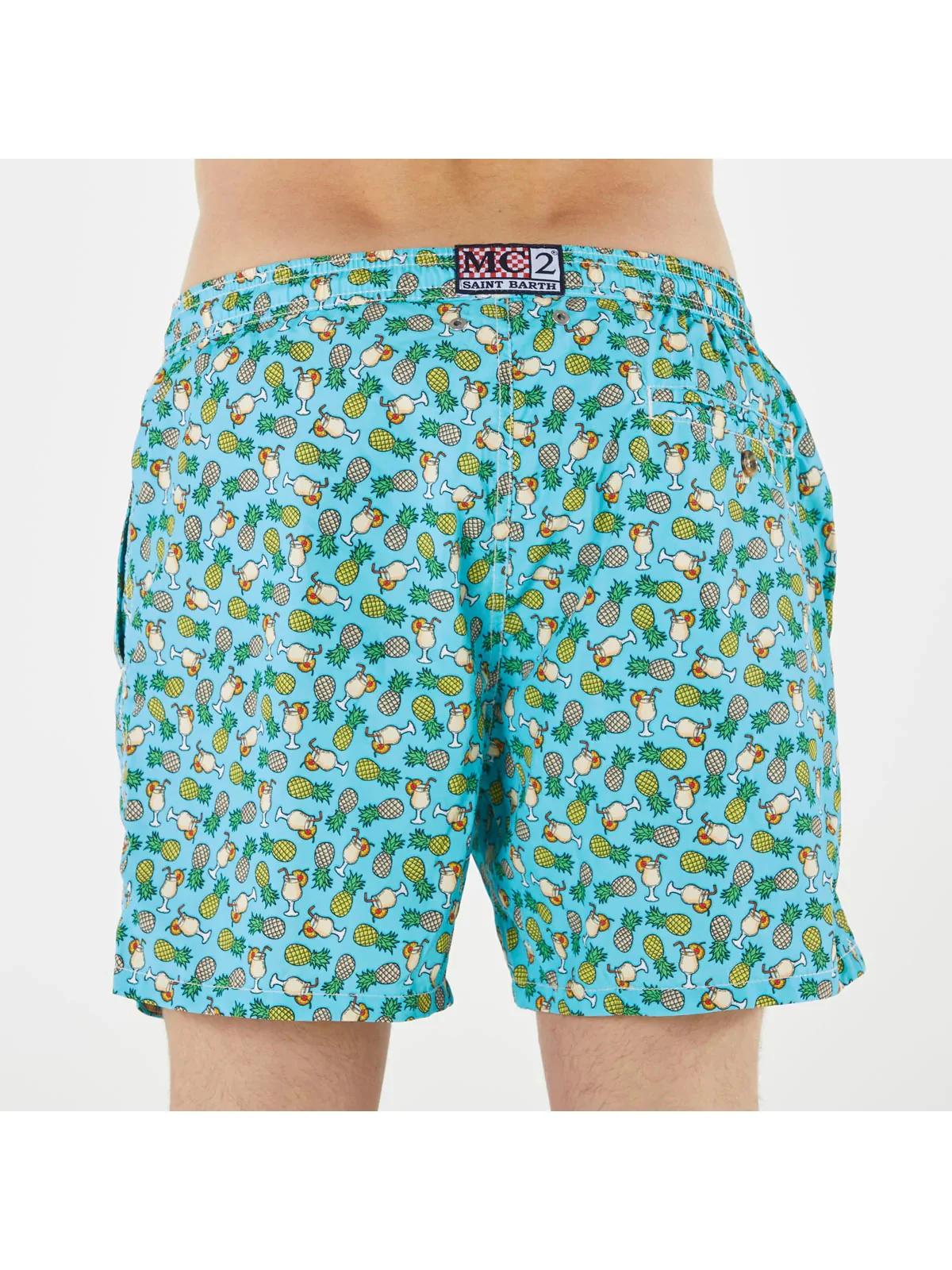 MC2 SAINT BARTH Costume da bagno Uomo Pantaloncino LIGHTING MICRO COAD31 Blu - Image 3