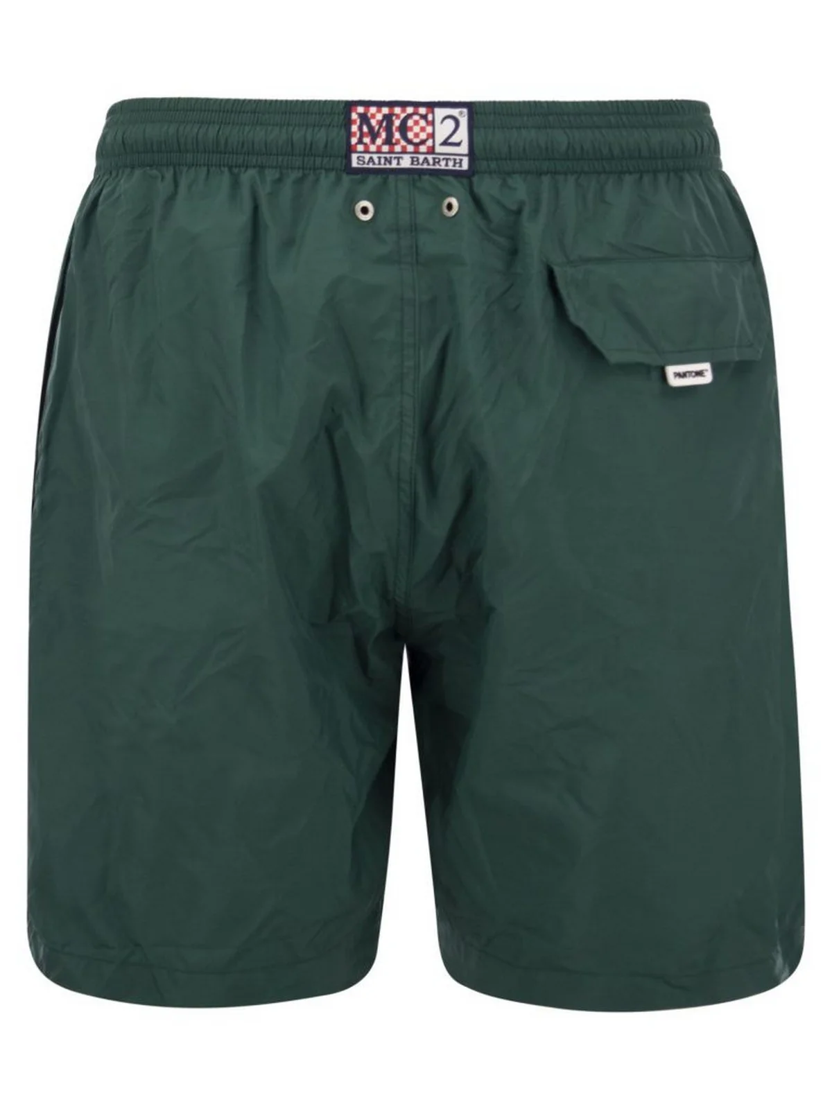 MC2 SAINT BARTH Costume da bagno Uomo Pantaloncino LIGHTING PANTONE 00615D Verde - Image 2
