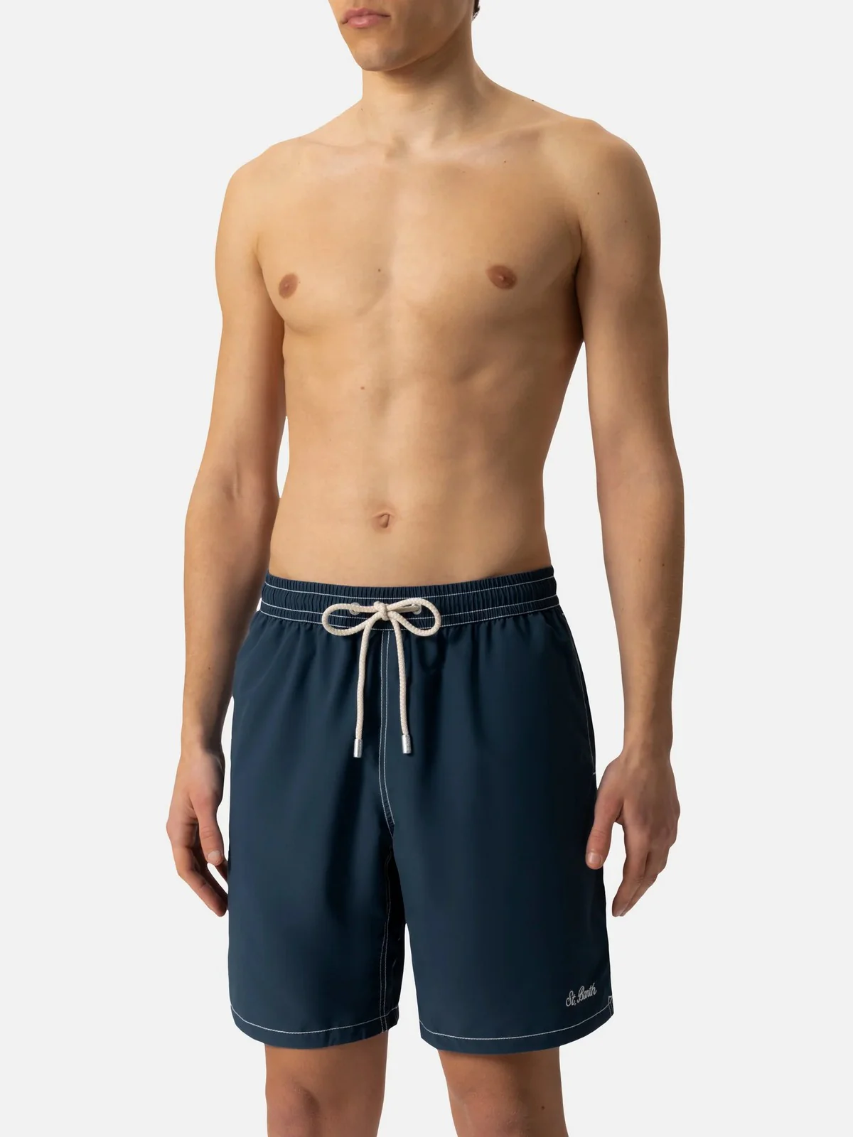 MC2 SAINT BARTH Costume da bagno Uomo  PATMOS LONG 00203H Blu - Image 3