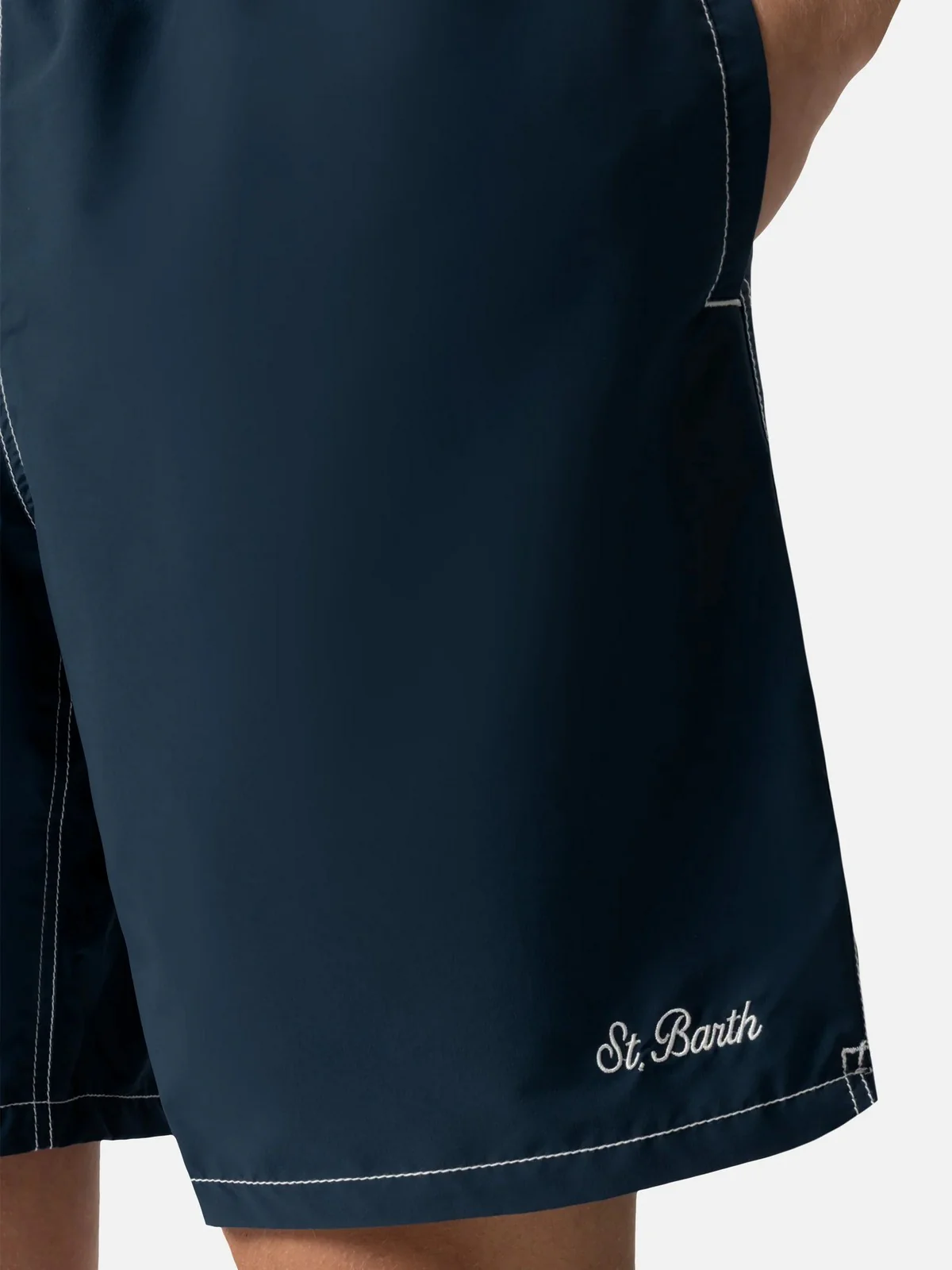 MC2 SAINT BARTH Costume da bagno Uomo  PATMOS LONG 00203H Blu - Image 5
