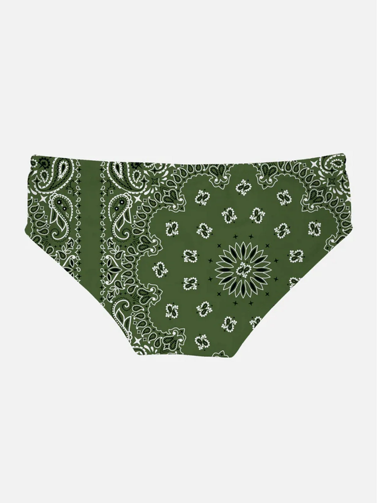 MC2 SAINT BARTH Costume da bagno Uomo Slip CAYO 04720D Verde - Image 2
