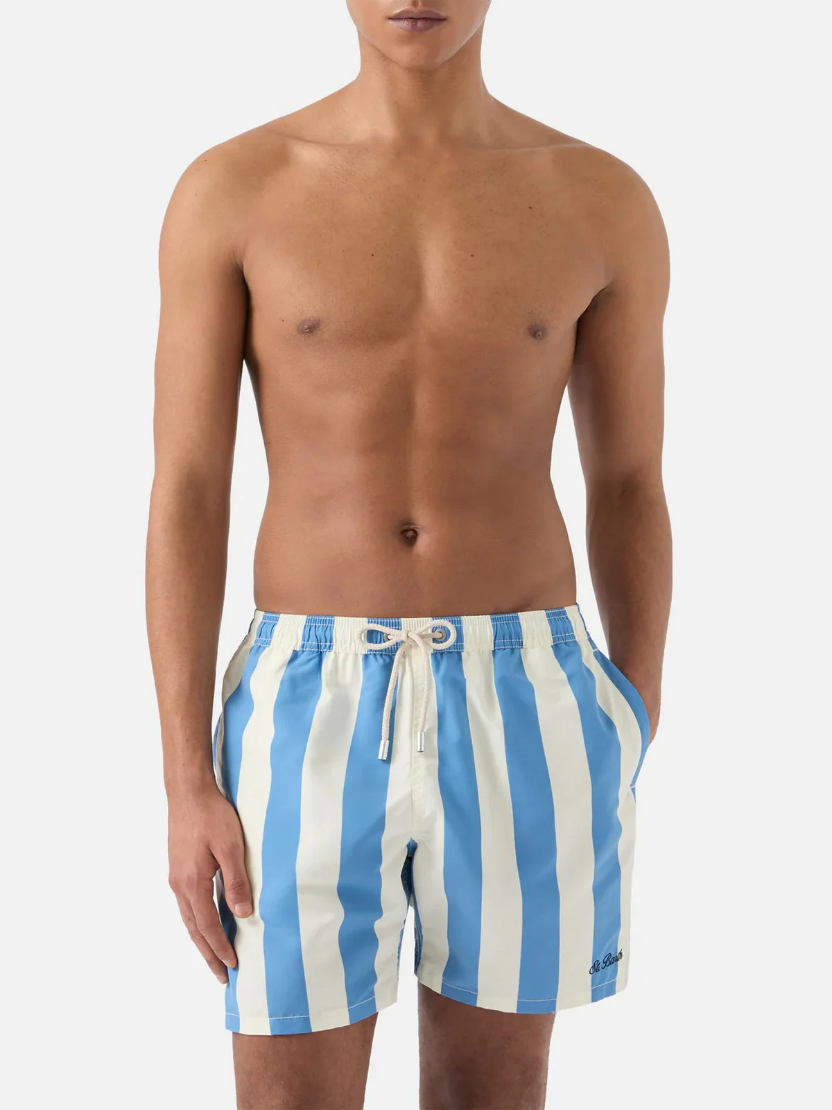 MC2 SAINT BARTH Costume da bagno Uomo  SYROS 01210L STRIPES POP V 3310 EMB - Image 2