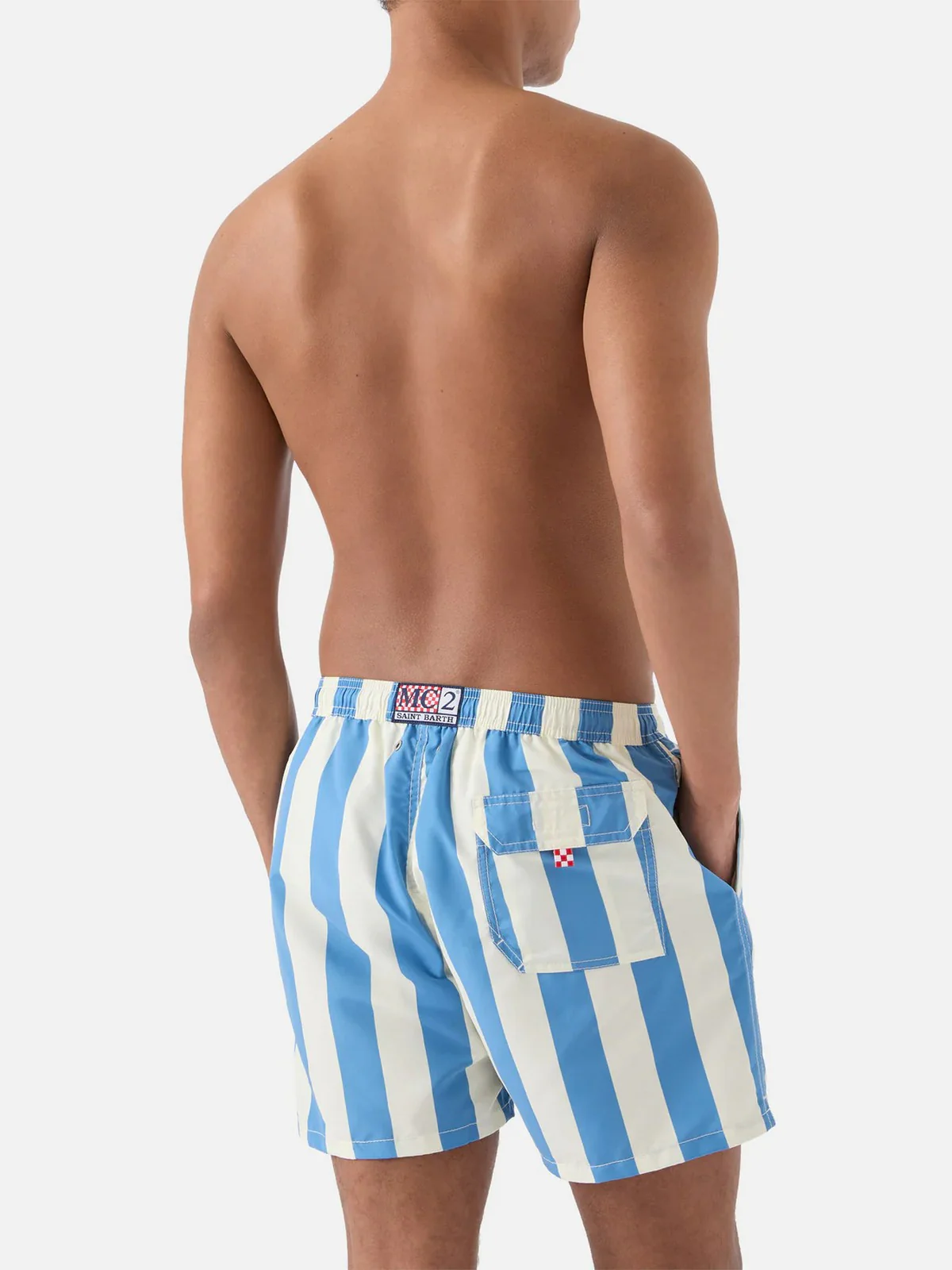 MC2 SAINT BARTH Costume da bagno Uomo  SYROS 01210L STRIPES POP V 3310 EMB - Image 4