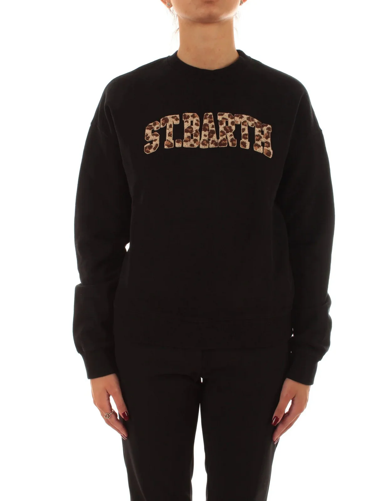 MC2 SAINT BARTH Felpa Donna  STARDUST W 01446I STB LEOPARD TERRY 00 EMB - Image 2