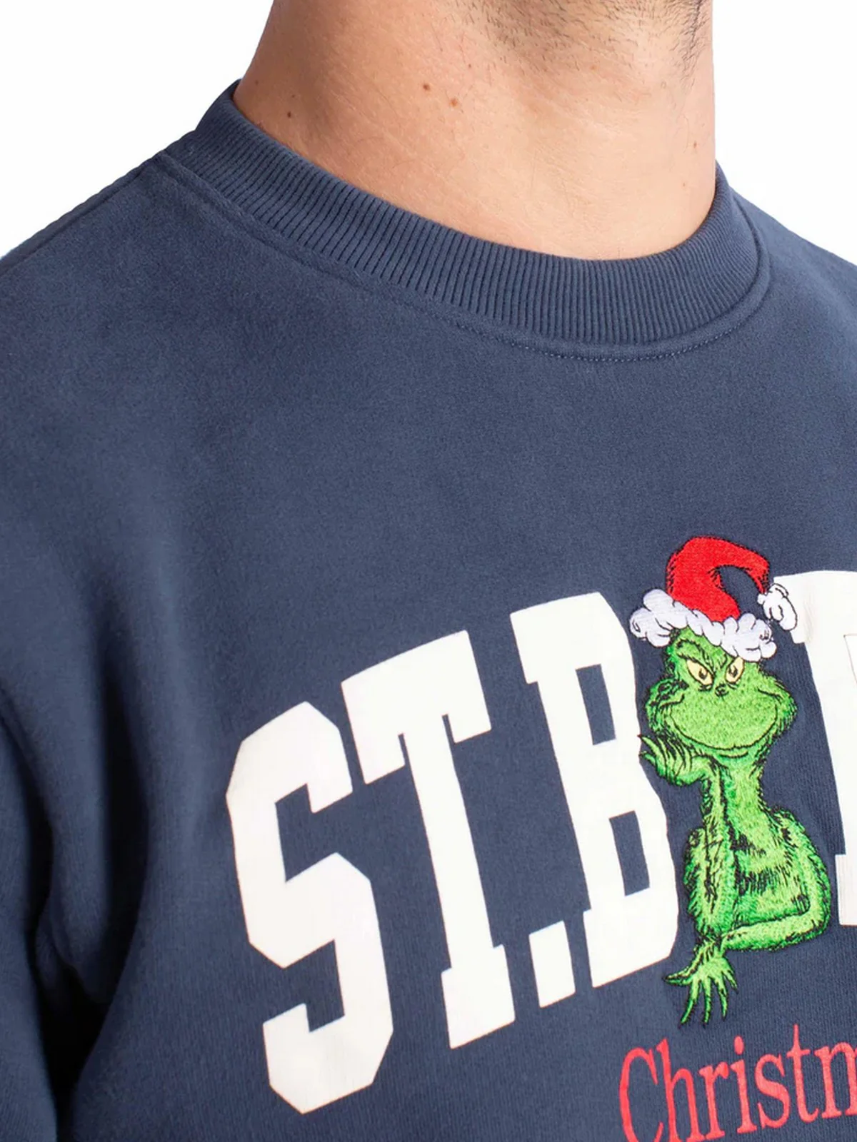 MC2 SAINT BARTH Felpa Uomo  SOHO N 01737I SB GRINCH 61 EMB - Image 3