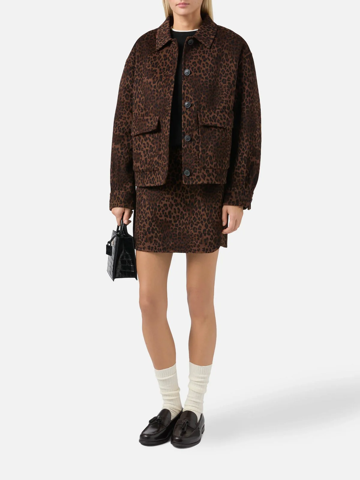 MC2 SAINT BARTH Giubbino Donna  BONNIBELL DOUBLE 00006I DARK LEOPARD 18 - Image 3