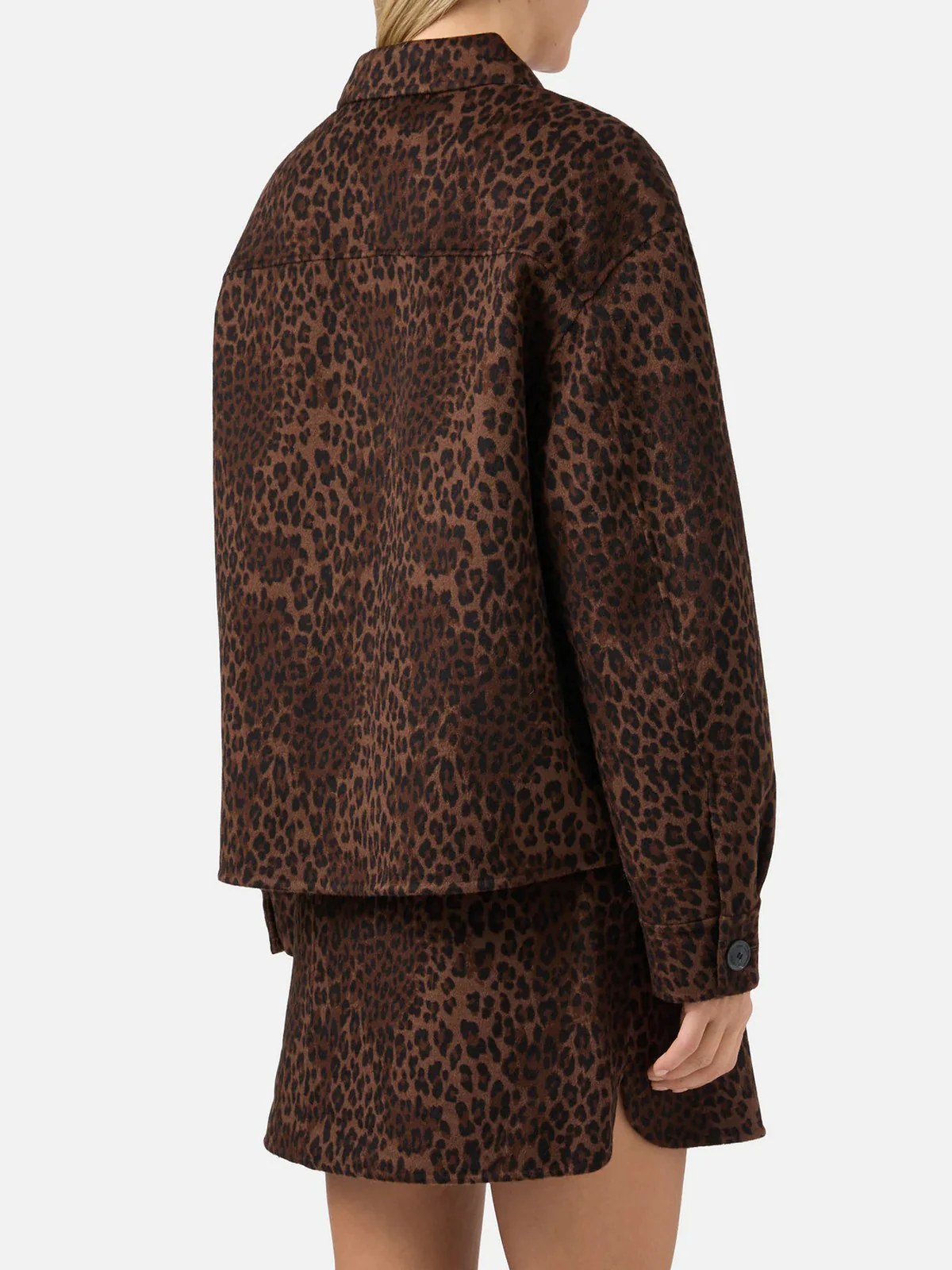MC2 SAINT BARTH Giubbino Donna  BONNIBELL DOUBLE 00006I DARK LEOPARD 18 - Image 5
