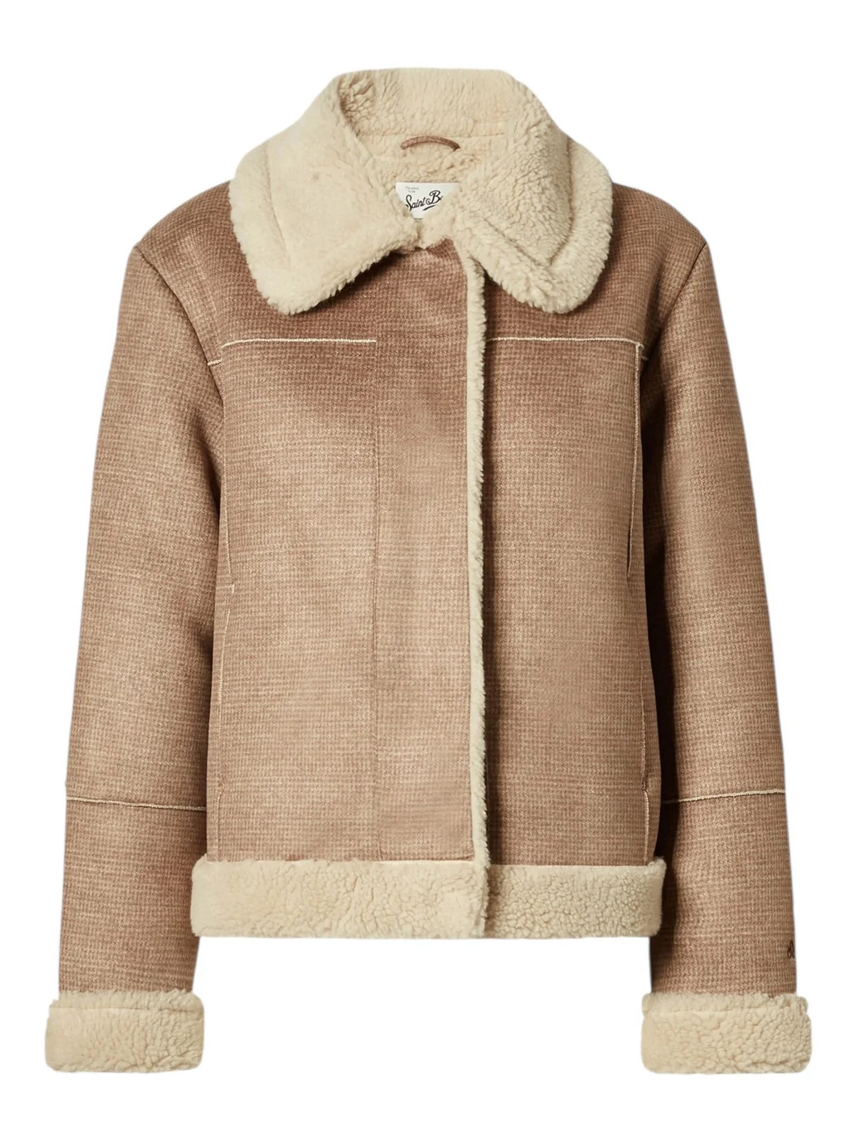 MC2 SAINT BARTH Giubbino Donna LORAYNE SHEARLING 00230I PIED DE POULE 19
