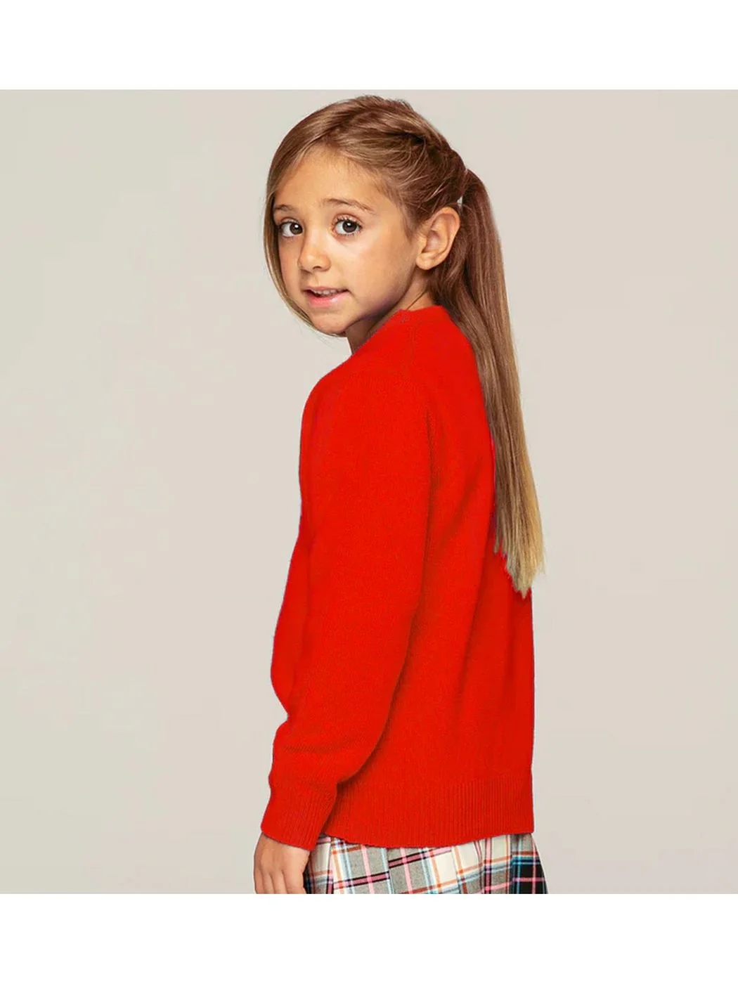 MC2 SAINT BARTH Maglione Bambine e ragazze  PRINCESS SNGI41 Rosso - Image 3