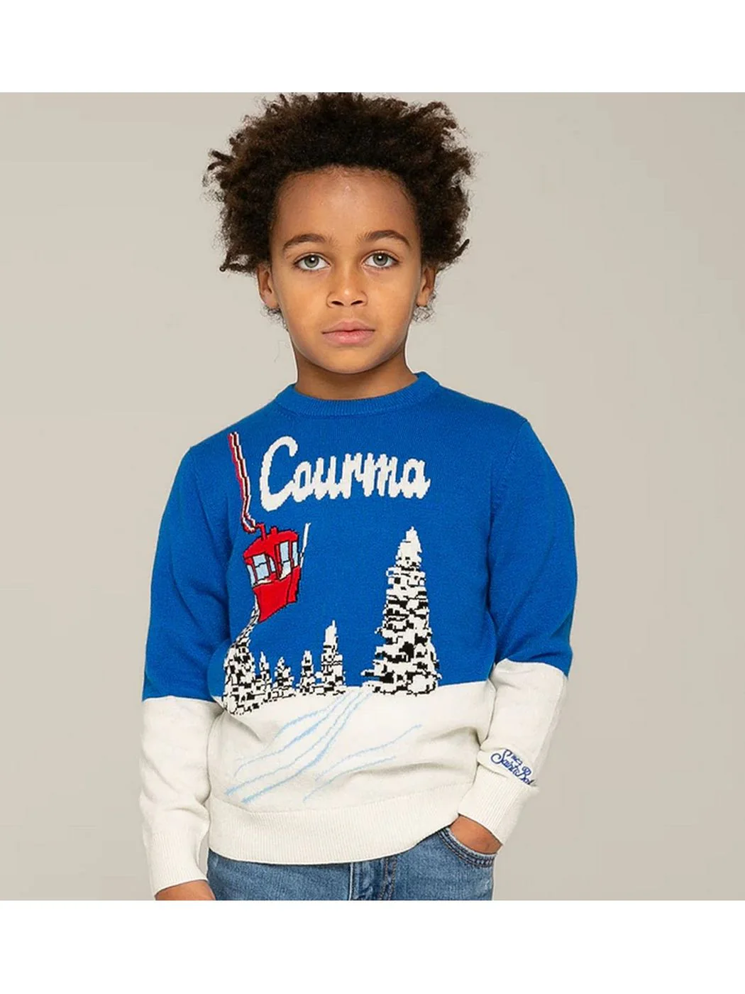 MC2 SAINT BARTH Maglione Bambini e ragazzi  DOUGLAS C CUSN17 Bianco - Image 3