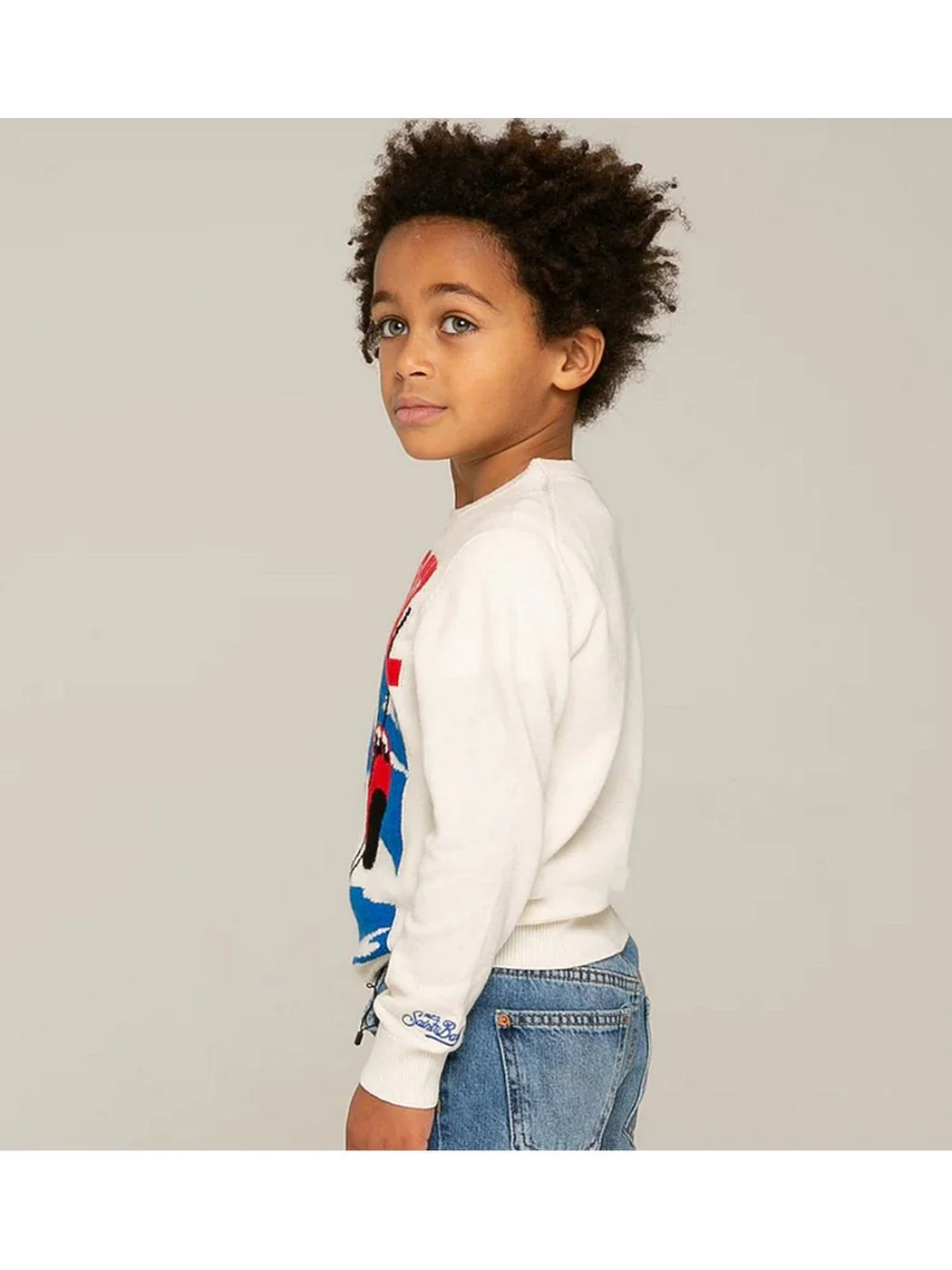 MC2 SAINT BARTH Maglione Bambini e ragazzi DOUGLAS C MOPS10 Bianco - Image 4
