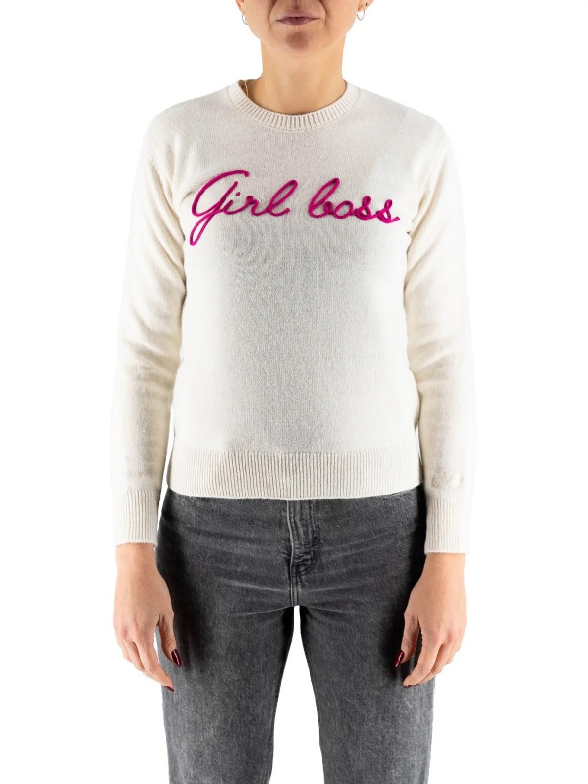 MC2 SAINT BARTH Maglione Donna  NEW QUEEN 03836I GIRL BOSS 10 EMB - Image 2